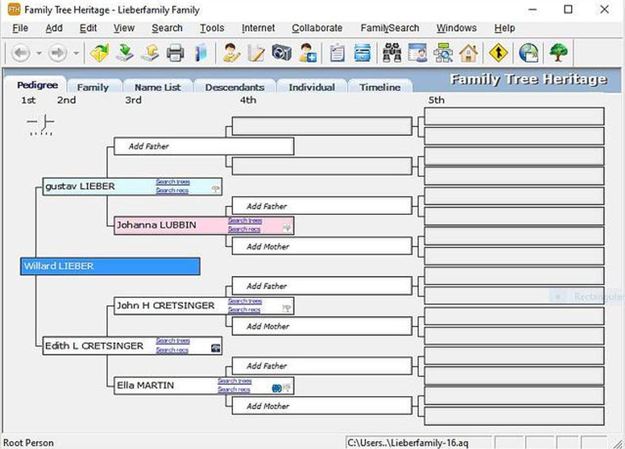Alt view image 10 of 11 - Individual Software Family Tree Heritage Gold - Download
