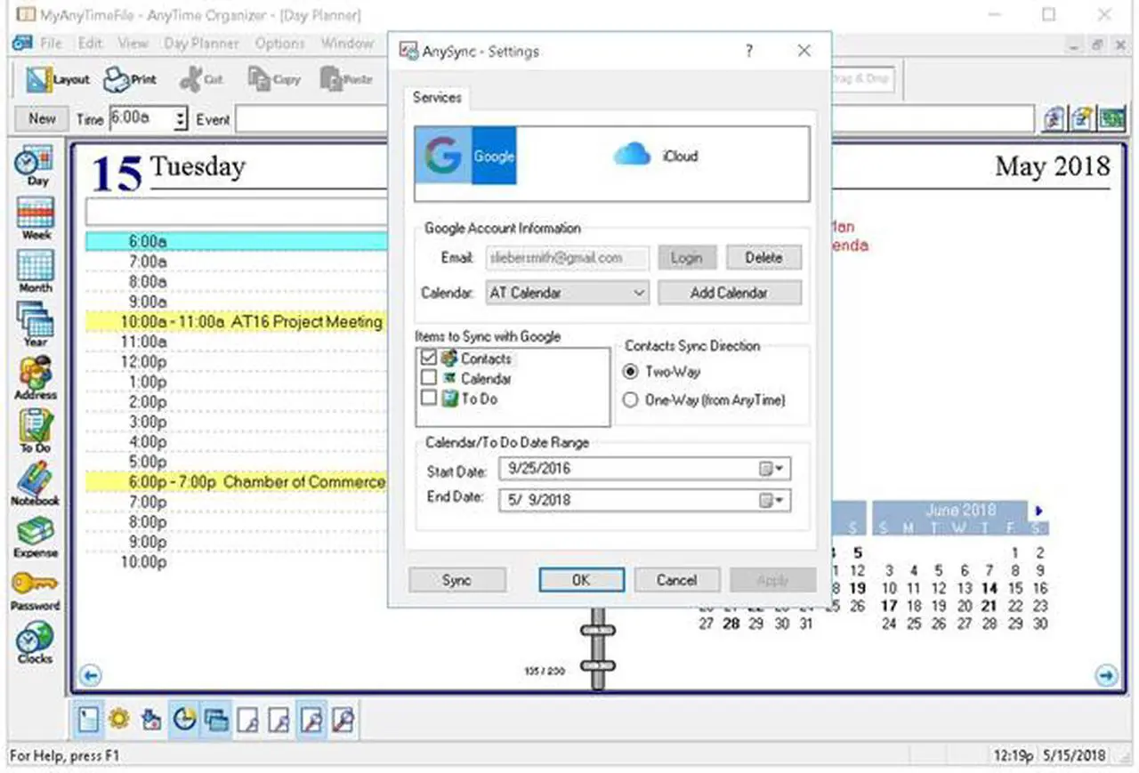 Alt view image 3 of 7 - Individual Software AnyTime Organizer Deluxe 16 - Download