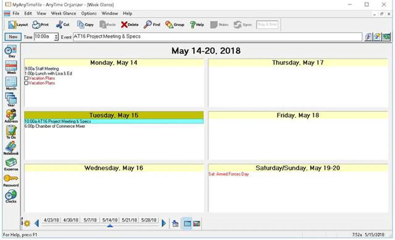 Alt view image 7 of 7 - Individual Software AnyTime Organizer Deluxe 16 - Download