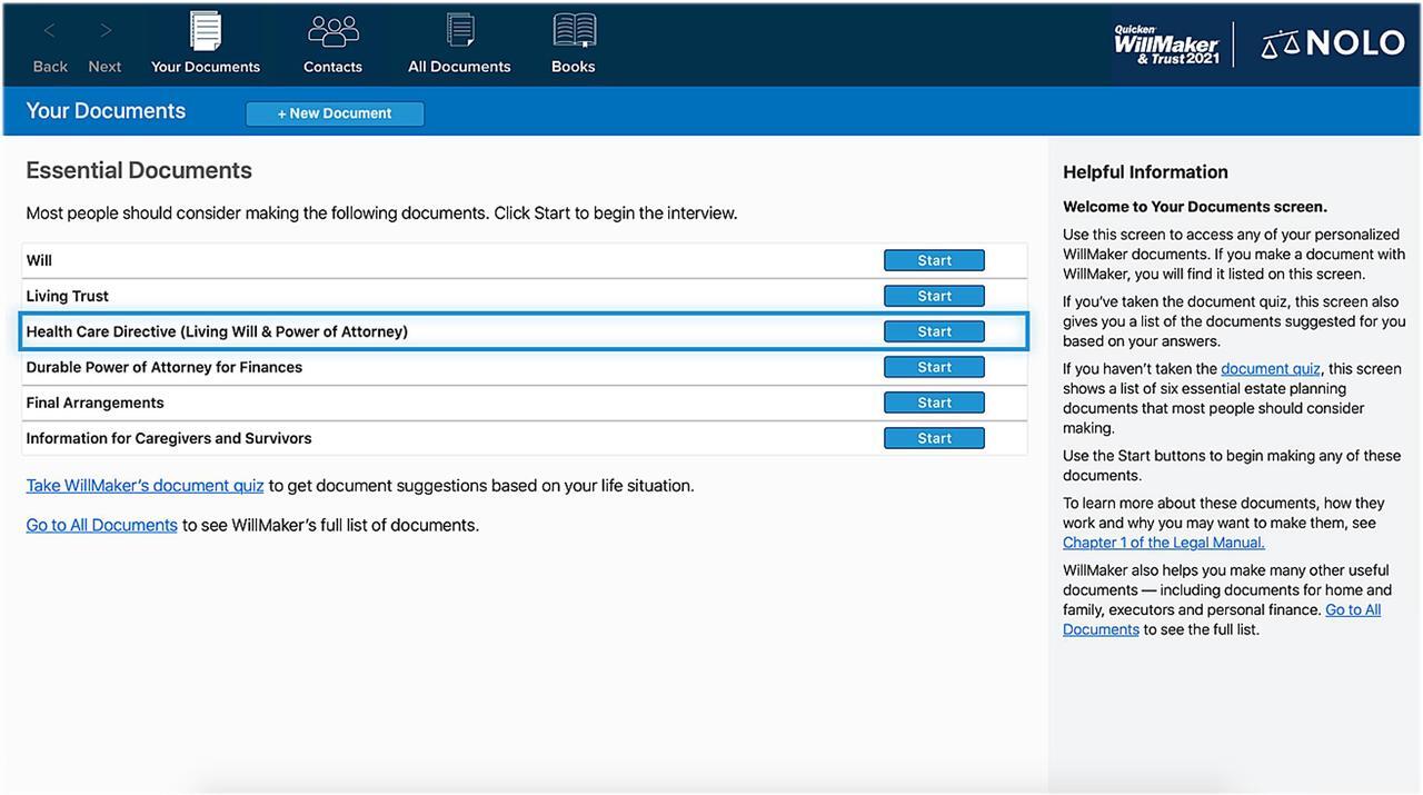 Alt view image 4 of 6 - Quicken WillMaker & Trust 2021 for Windows & MAC