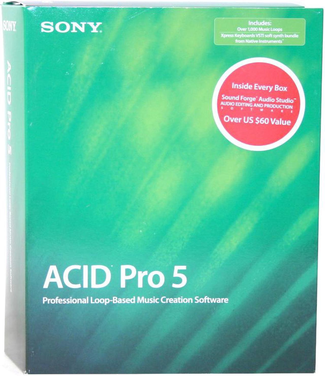 Main image of SONY ACID Pro 5 with Sound Forge Audio Studio 7 Bundle