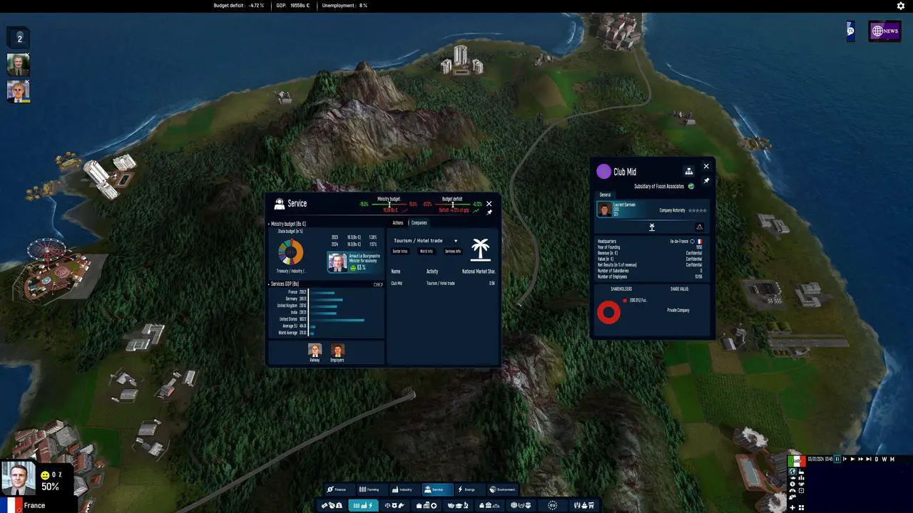 Alt view image 2 of 16 - Geo-Political Simulator 5 - PC [Steam Online Game Code]