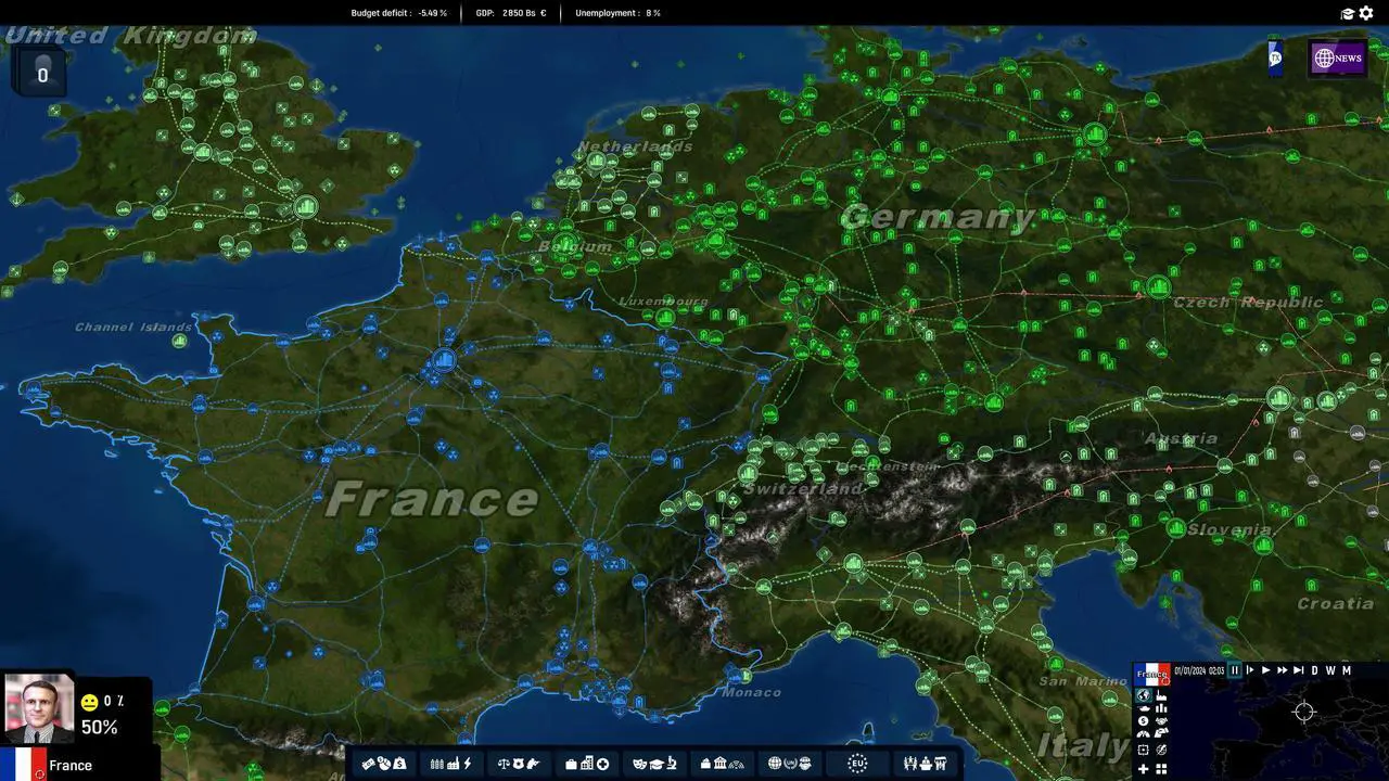 Alt view image 6 of 16 - Geo-Political Simulator 5 - PC [Steam Online Game Code]