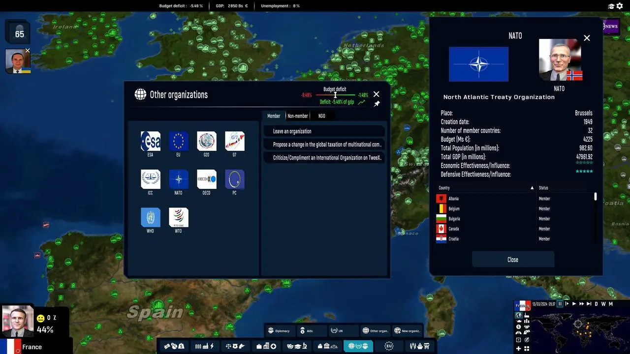 Alt view image 9 of 16 - Geo-Political Simulator 5 - PC [Steam Online Game Code]