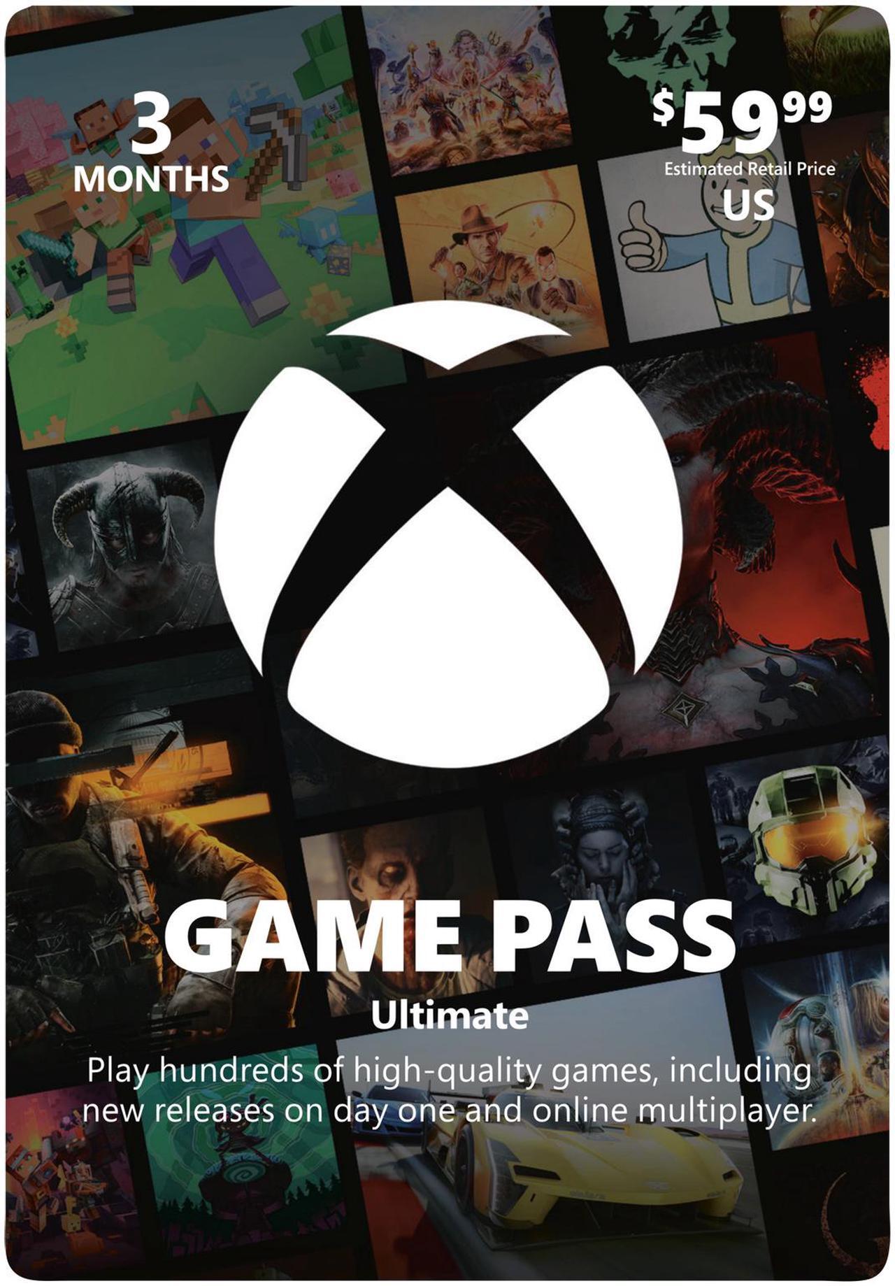 Main image of Xbox 3 Month Ultimate Game Pass - US Registered Account Only (Email Delivery)