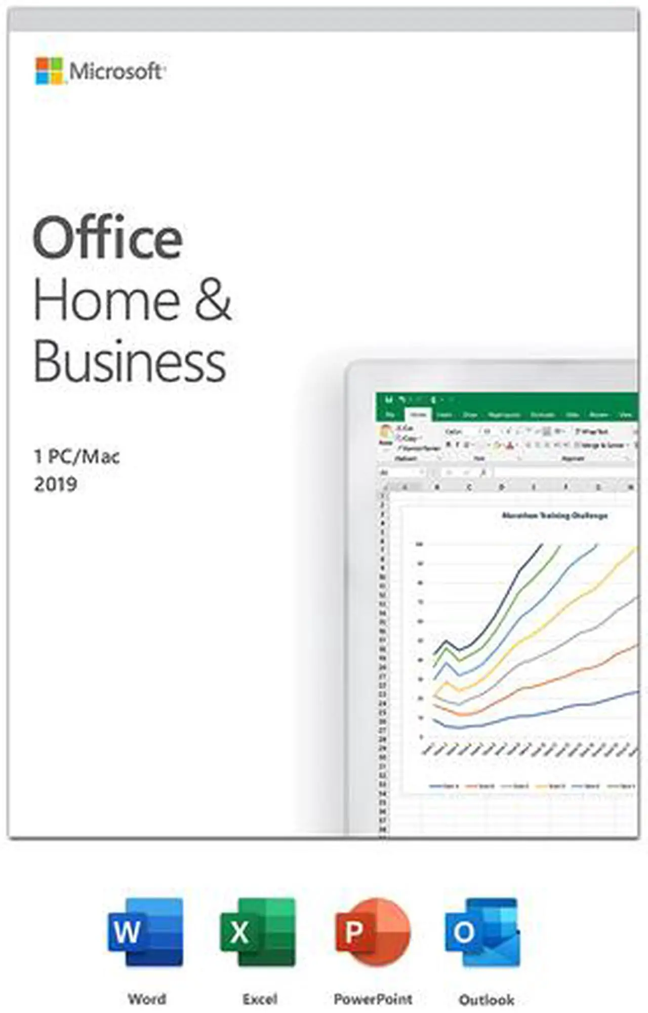 Alt view image 2 of 7 - Microsoft Office Home & Business 2019 | One time purchase, 1 device | Windows 10 PC/Mac Keycard