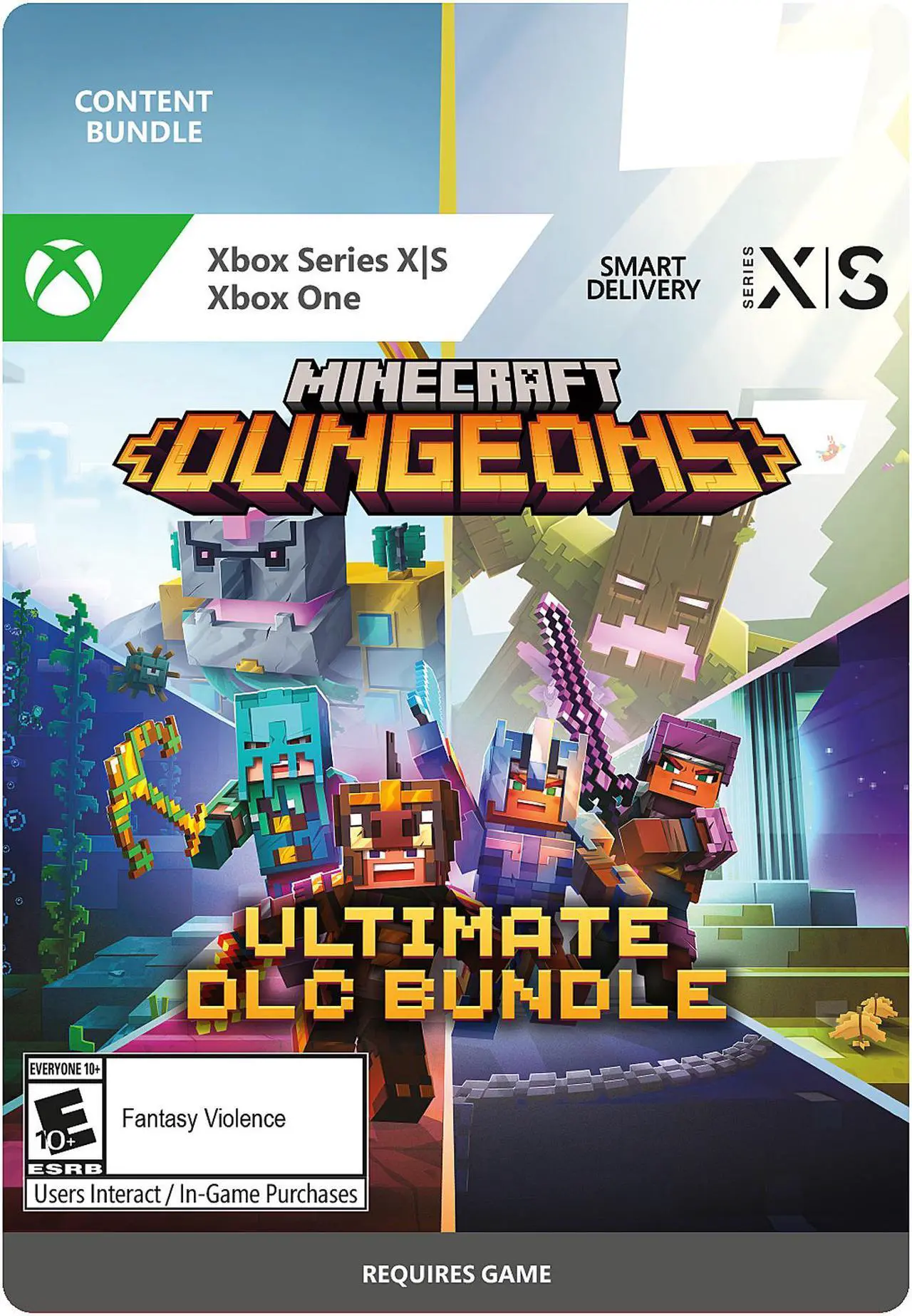 Main image of Minecraft Dungeons: Ultimate DLC Bundle Xbox Series X|S and Xbox One [Digital Code]