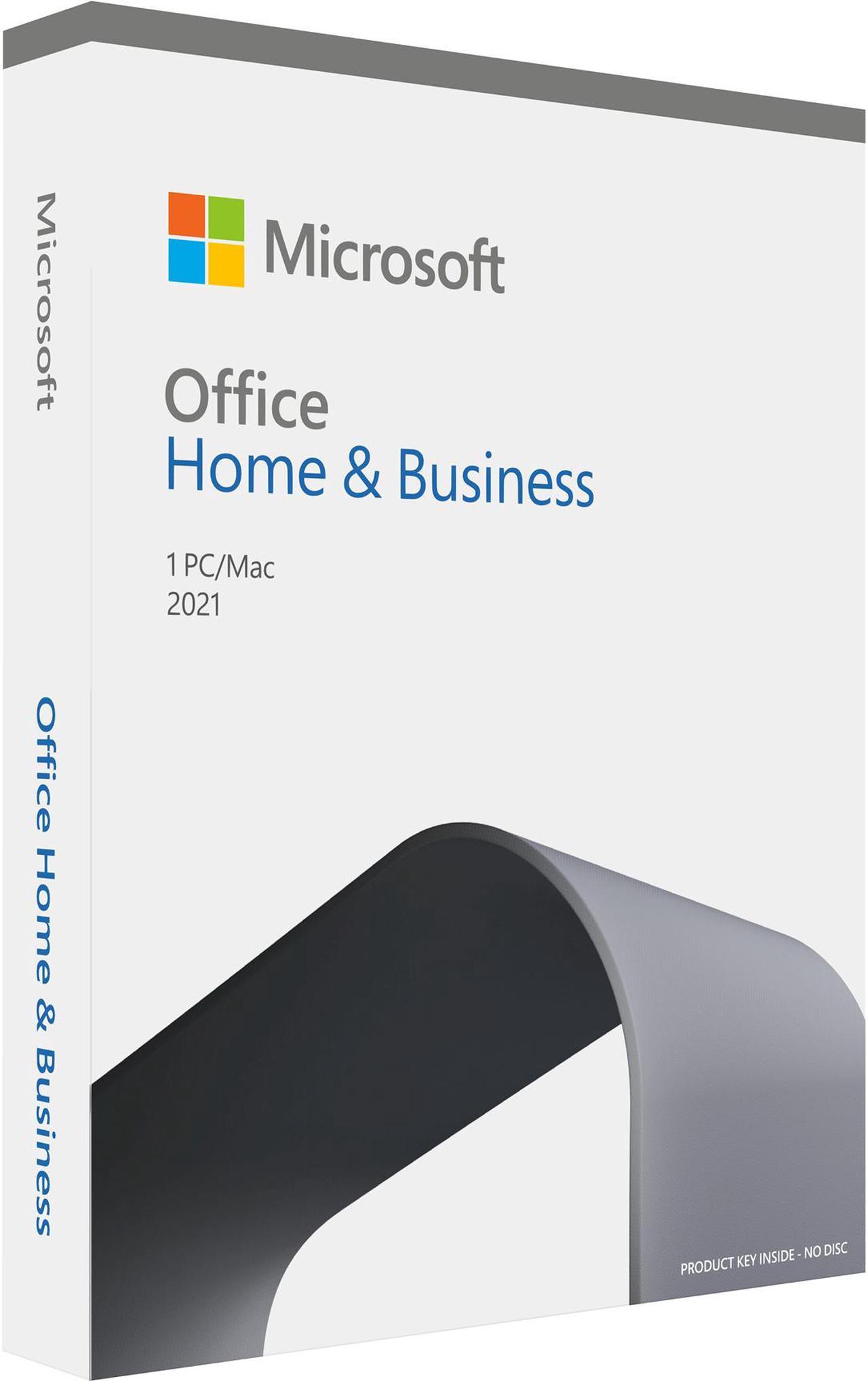 Microsoft Office Home & Business 2021 | One Time Purchase, 1 Device | Windows 10 and 11 PC/Mac Keycard