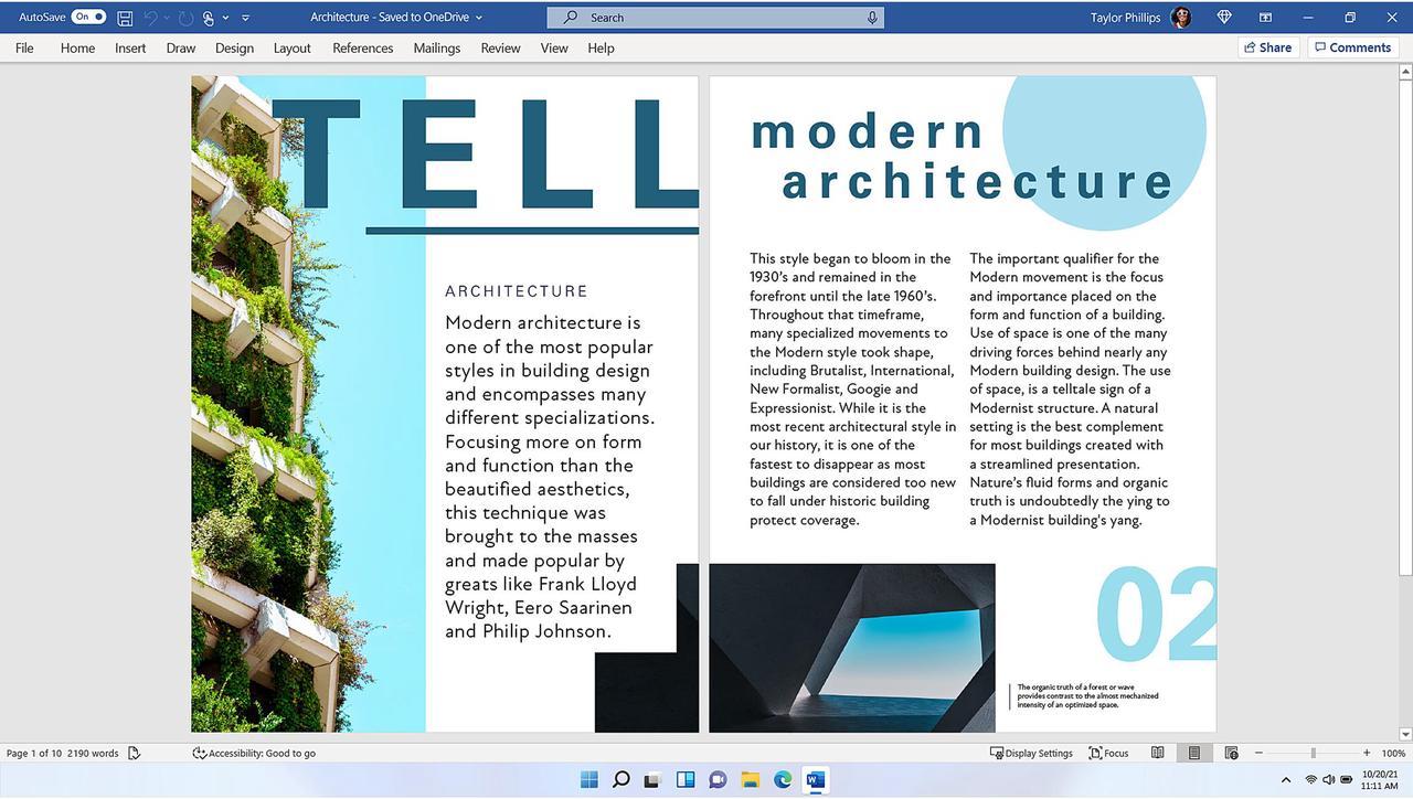 Alt view image 3 of 5 - Microsoft Office Home & Student 2021 | One time purchase, 1 device | Windows 10/11 PC/Mac Download