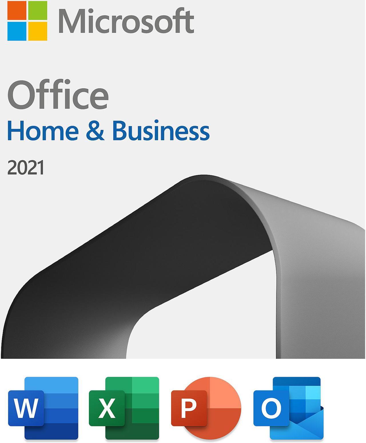 Main image of Microsoft Office Home & Business 2021 | One time purchase, 1 device | Windows 10 PC/Mac Download