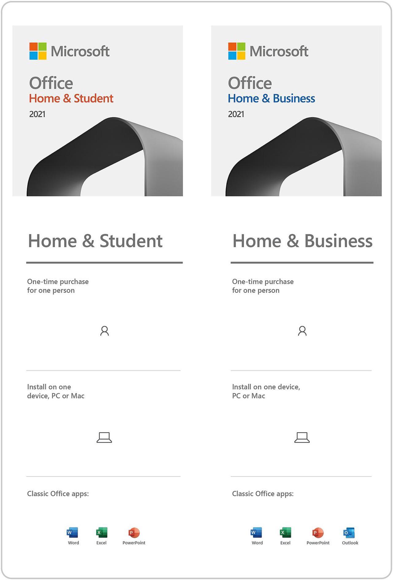 Alt view image 2 of 5 - Microsoft Office Home & Business 2021 | One time purchase, 1 device | Windows 10 PC/Mac Download