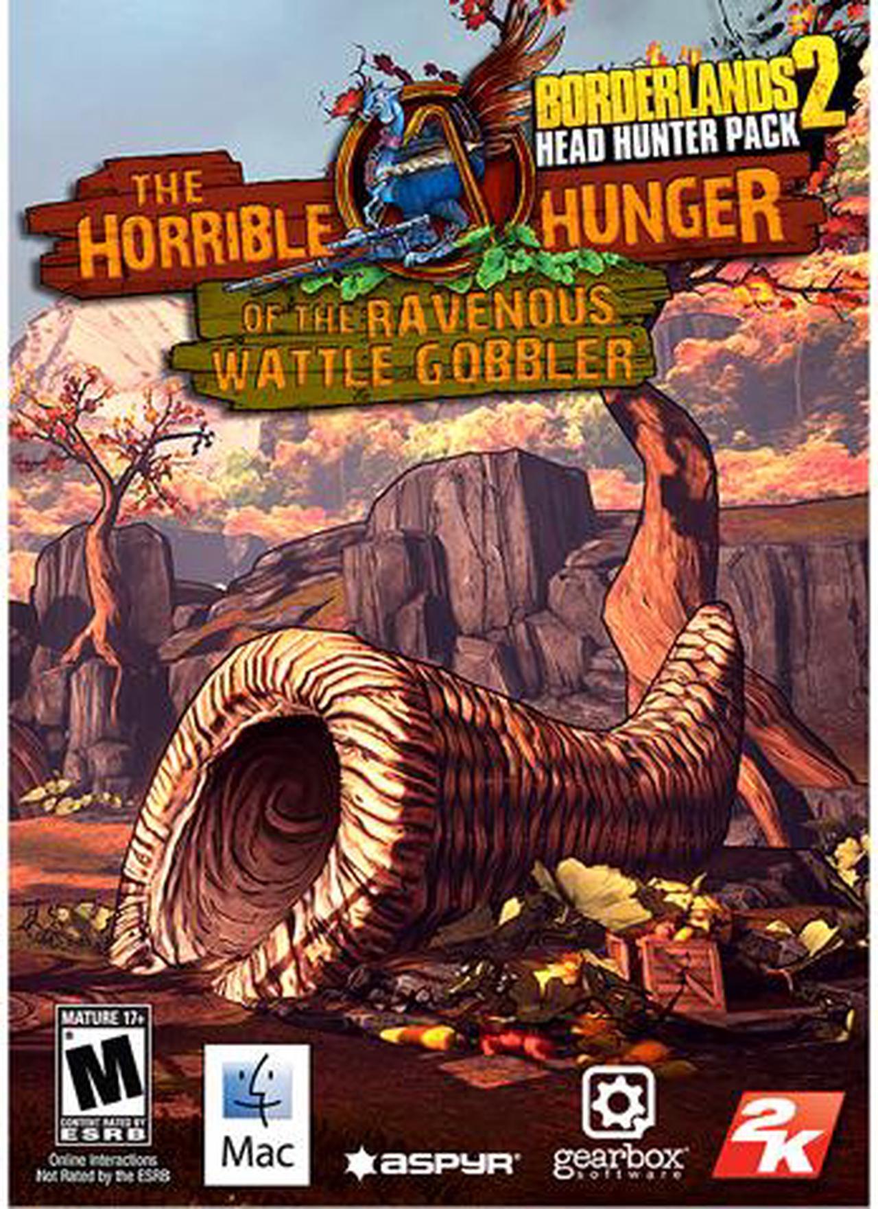 Main image of Borderlands 2 - Headhunter 2: The Horrible Hunger of the Ravenous Wattle Gobbler DLC for Mac [Online Game Code]