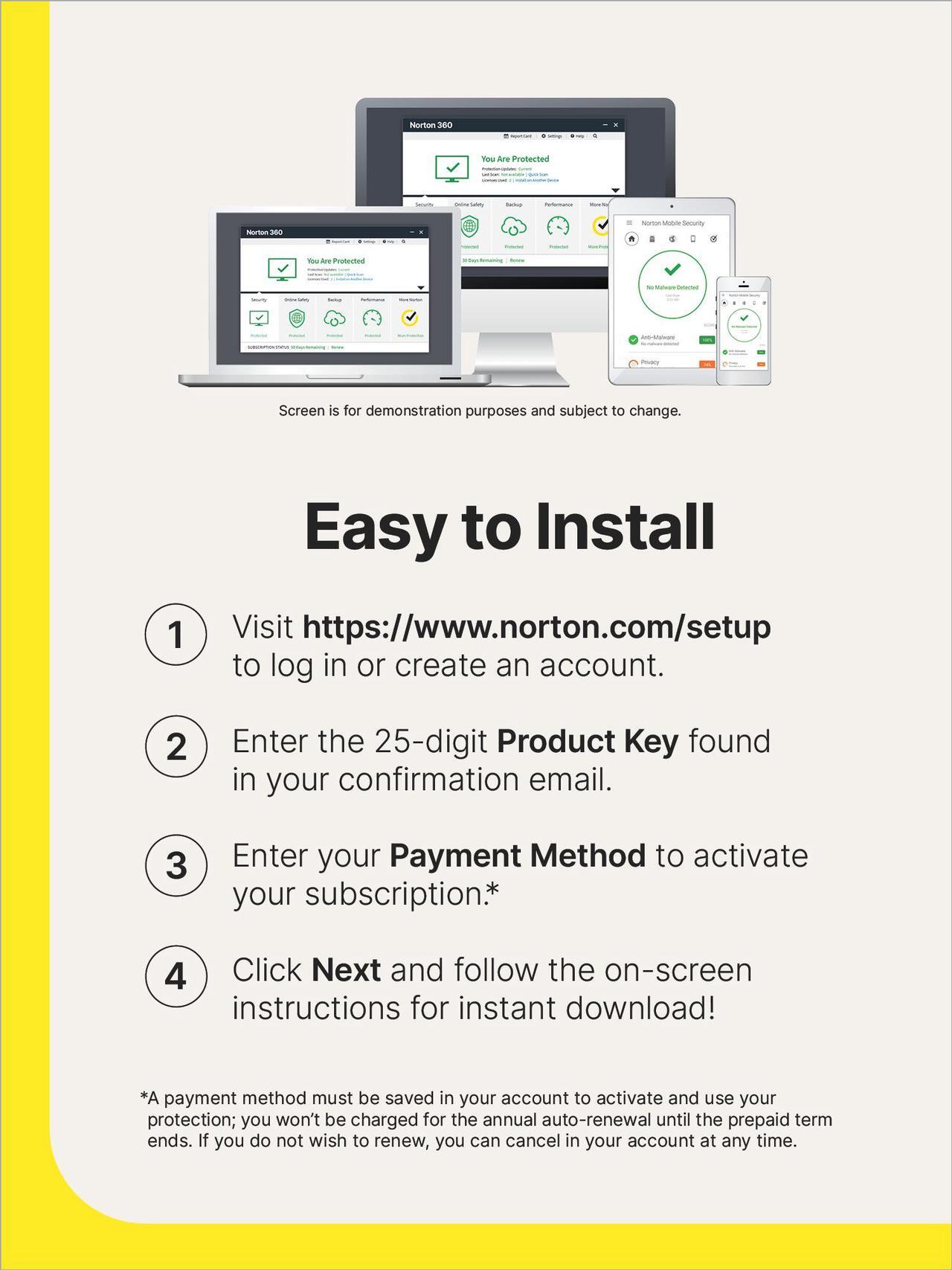 Alt view image 8 of 7 - Norton 360 Premium, Antivirus software for 10 Devices with Auto-Renewal – Includes Advanced AI Scam Protection, VPN, Dark Web Monitoring & PC Cloud Backup - Key Card