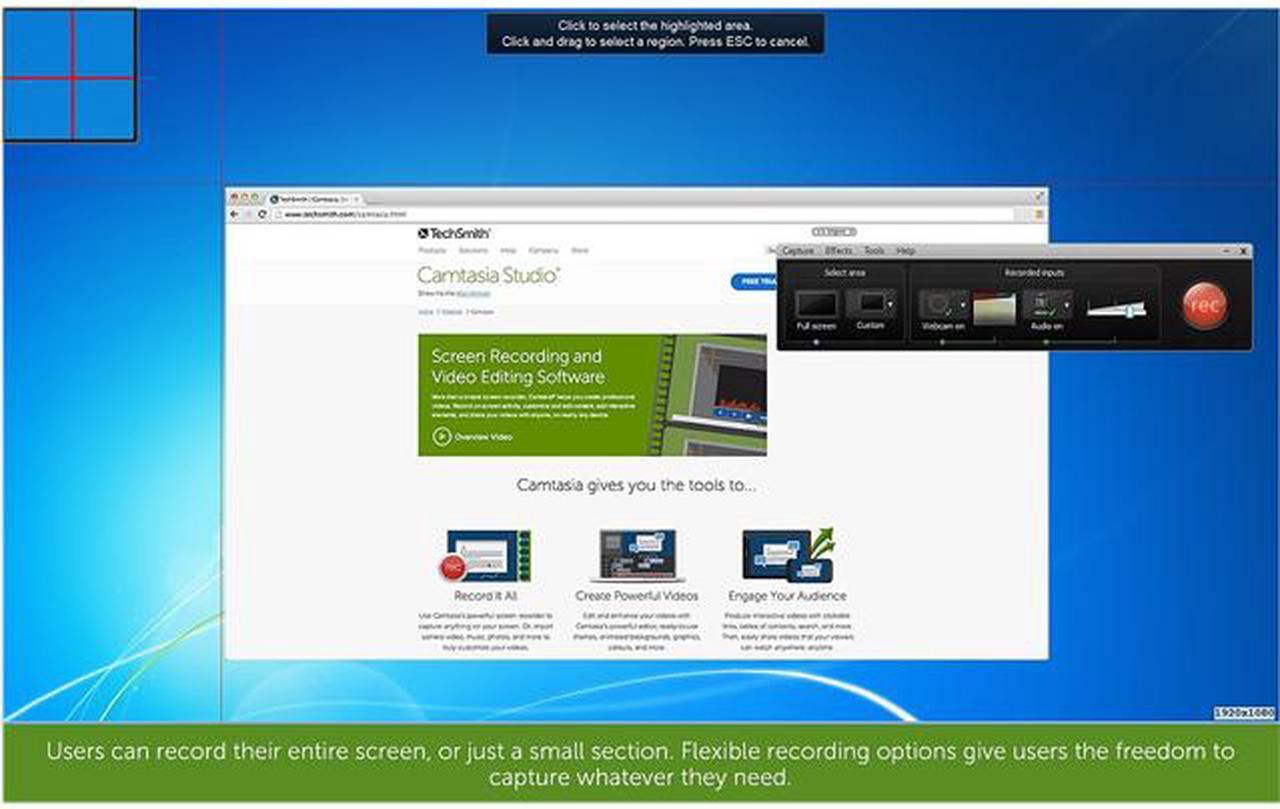 Alt view image 2 of 6 - TechSmith Camtasia Studio 8