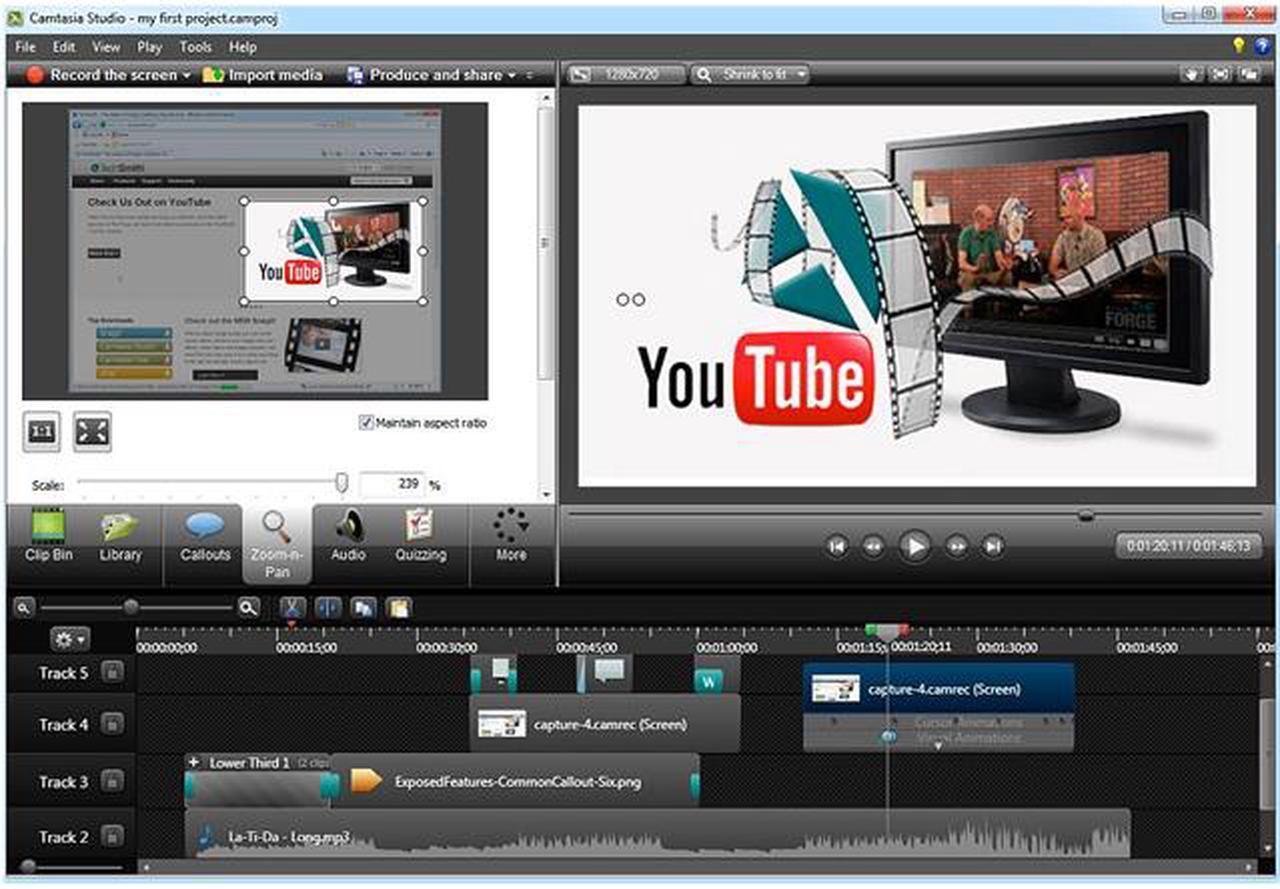 Alt view image 4 of 6 - TechSmith Camtasia Studio 8