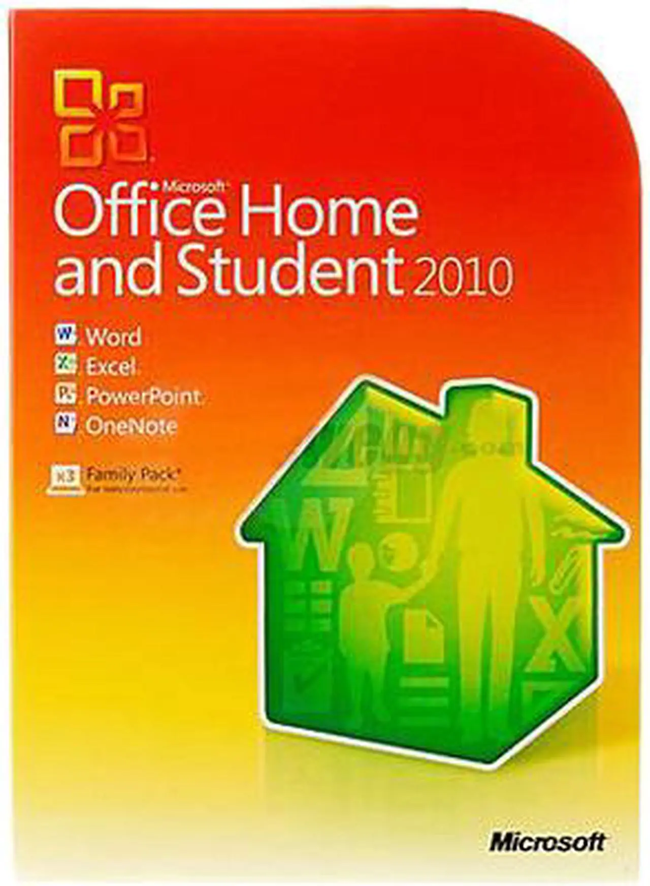 Office Home and Student 2010 3 PC Download