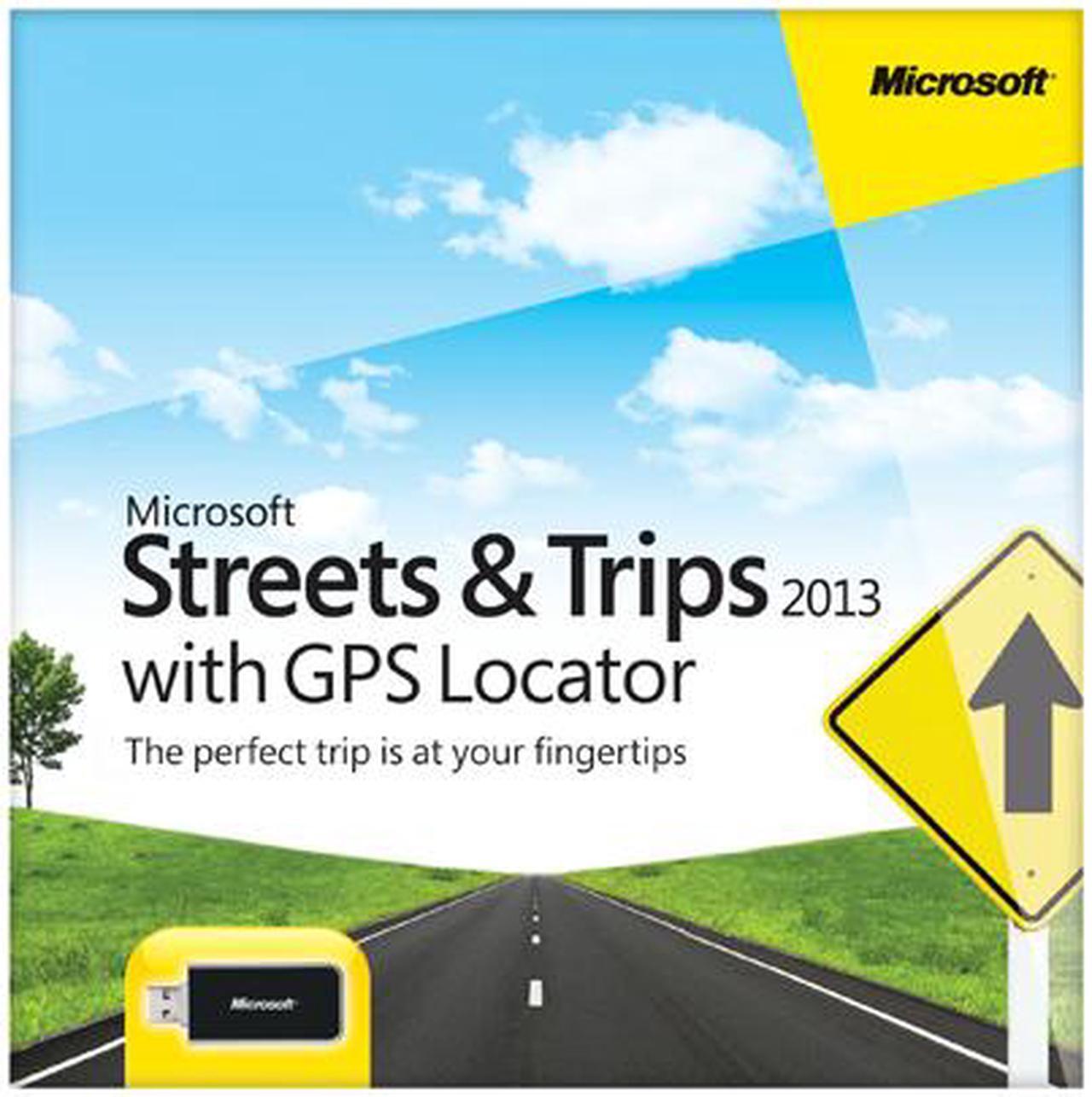 Main image of Microsoft Streets & Trips 2013 with GPS Locator