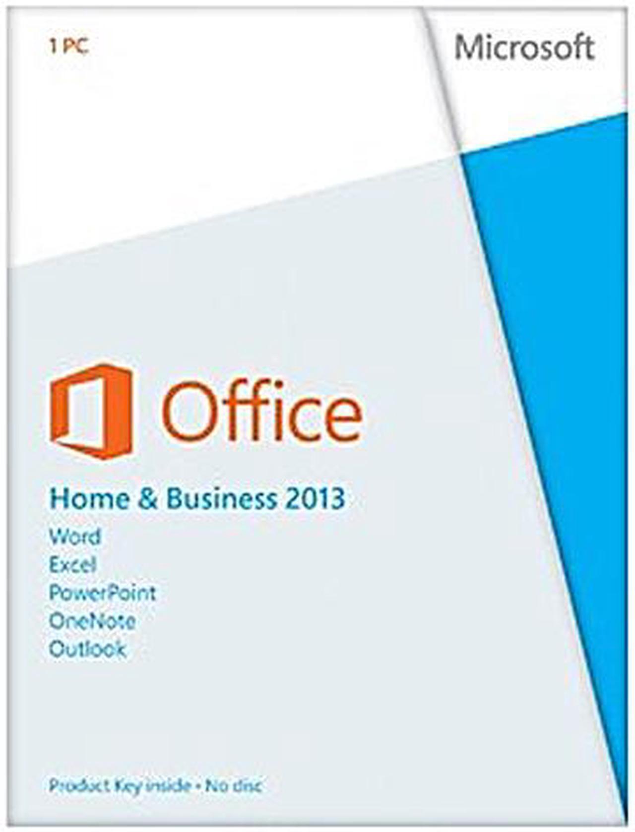 Main image of Microsoft Office Home and Business 2013 Product Key Card - 1 PC