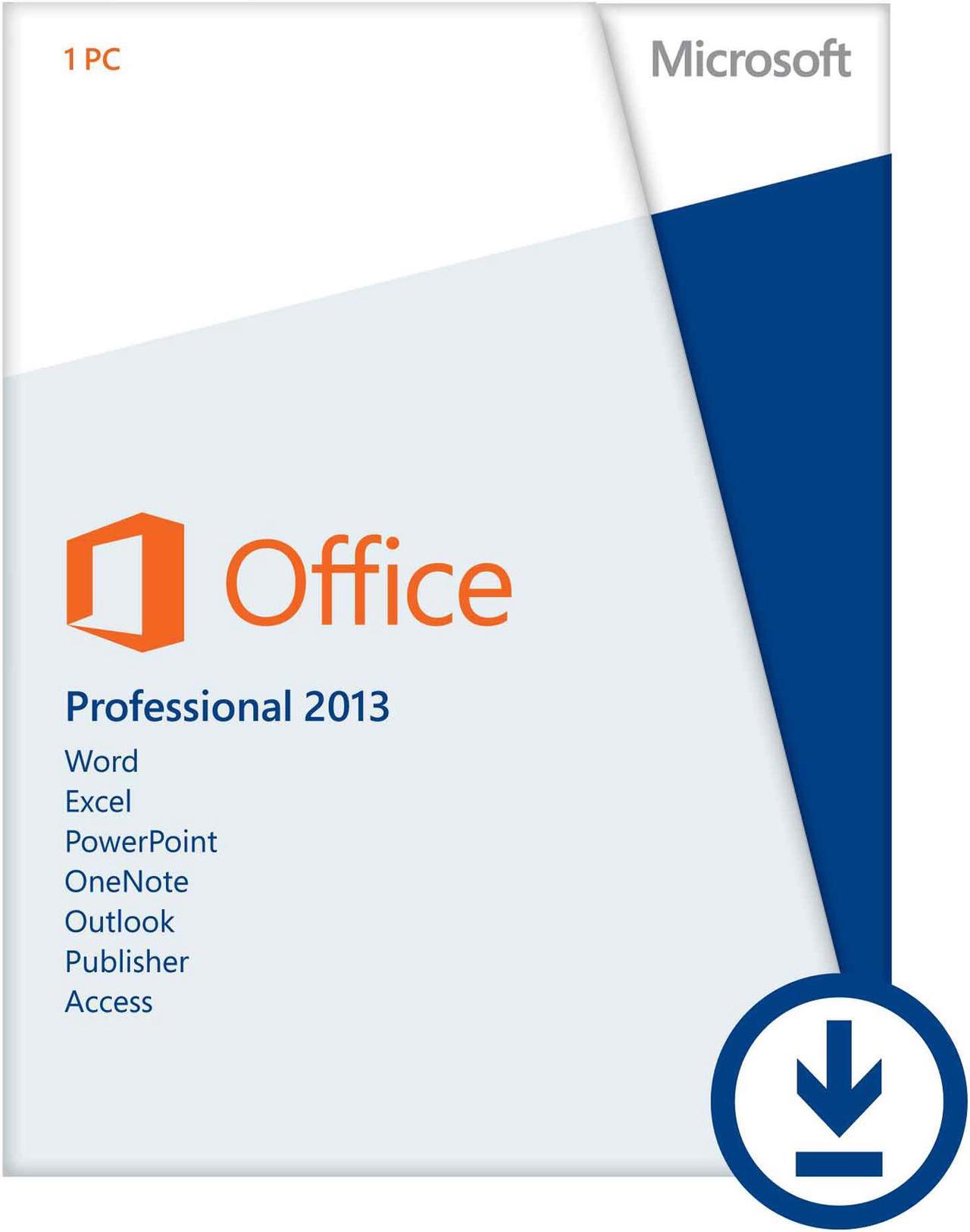 Main image of Microsoft Office Professional 2013 - Download