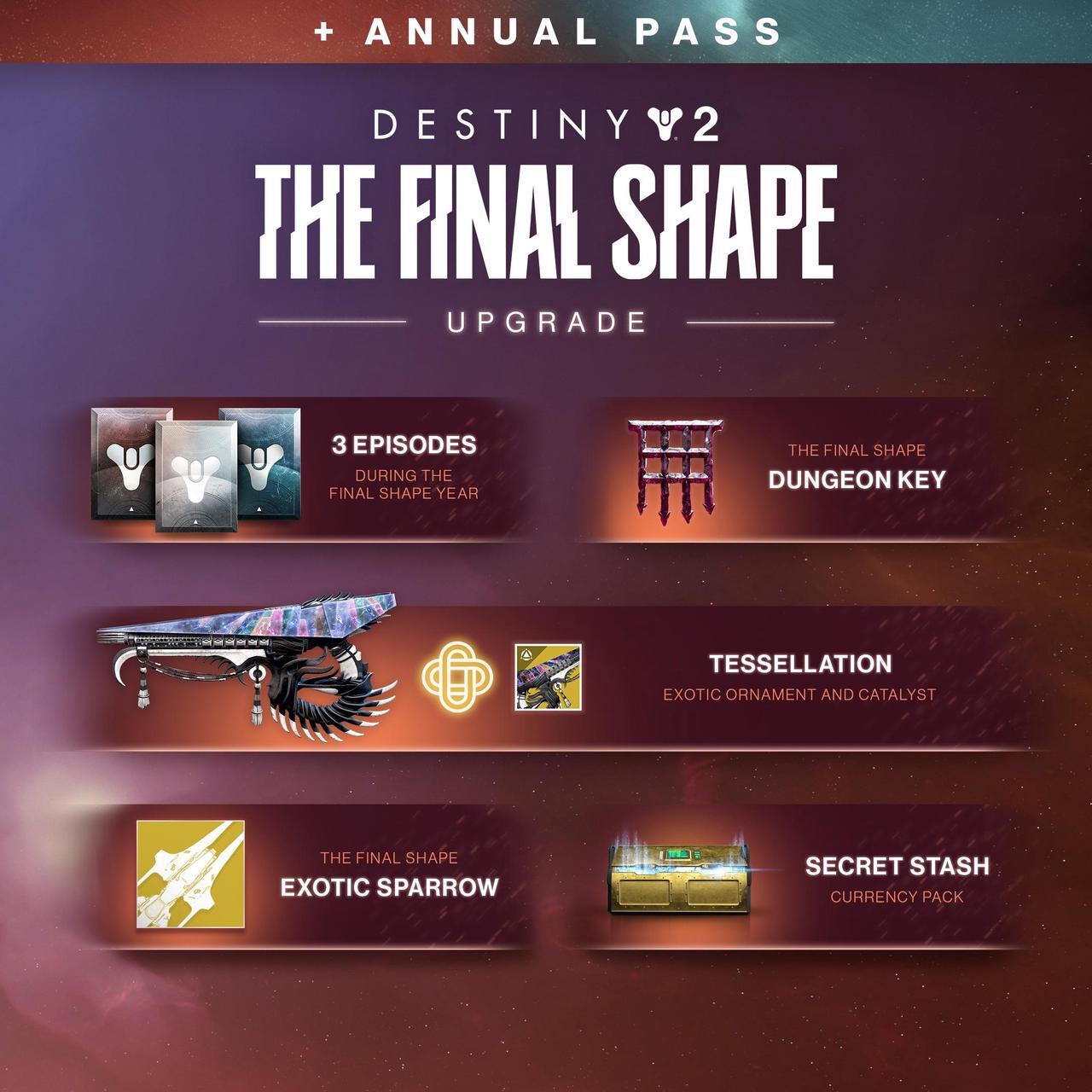 Alt view image 2 of 7 - Destiny 2: The Final Shape + Annual Pass - PC [Steam Online Game Code]