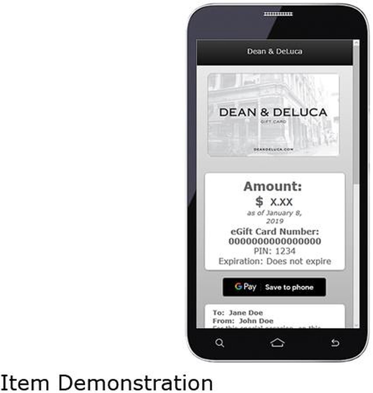 Alt view image 2 of 2 - Dean & Deluca $25 Gift Card (Email Delivery)
