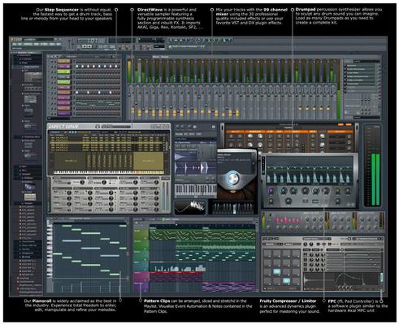 Alt view image 2 of 2 - Image Line FL Studio 10 Fruity Edition