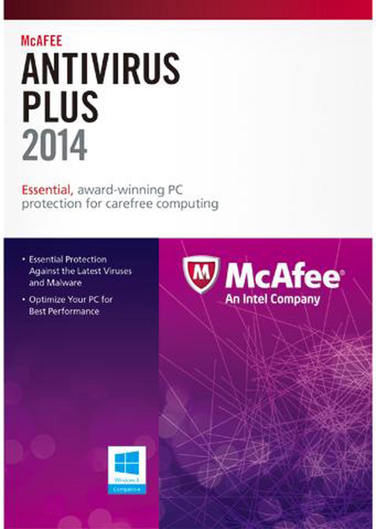 Main image of McAfee AntiVirus Plus 2014 3 PCs - Download