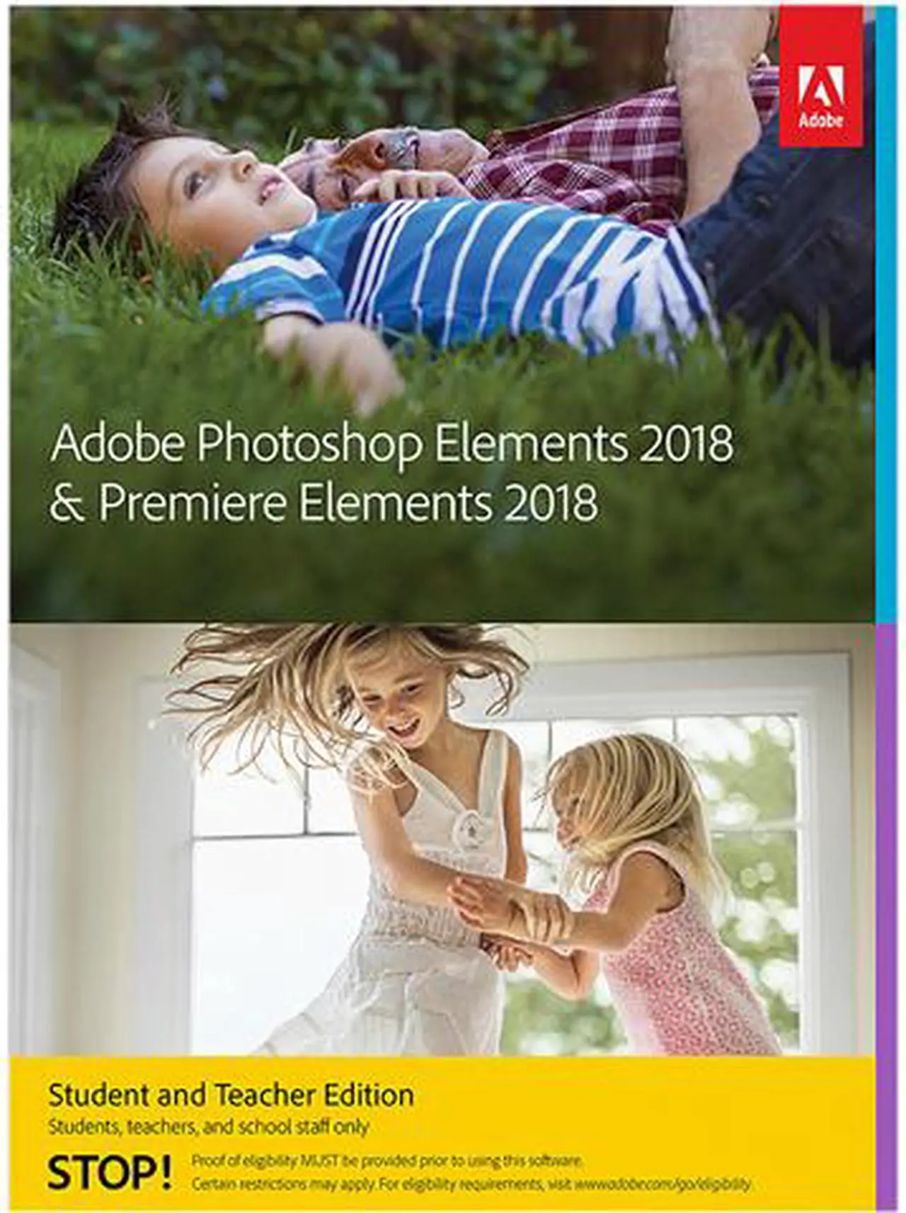 Main image of Adobe Photoshop Elements & Premiere Elements 2018 for Windows Student & Teacher - Validation Required - Download