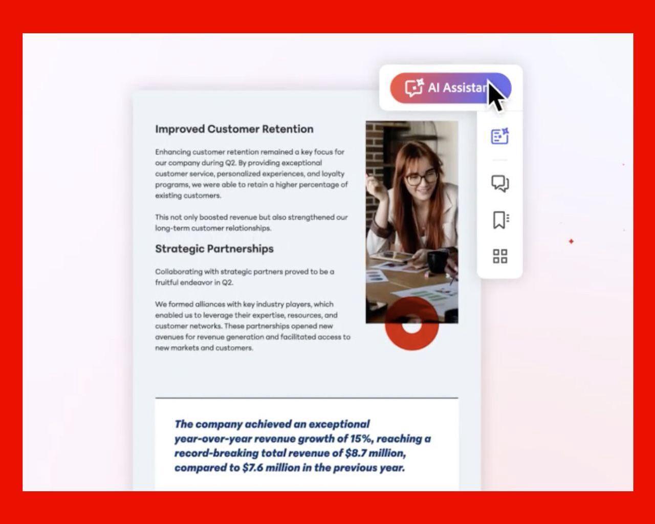 Alt view image 3 of 4 - Adobe AI Assistant - PDF Software - PC/Mac - Activation Required - Download