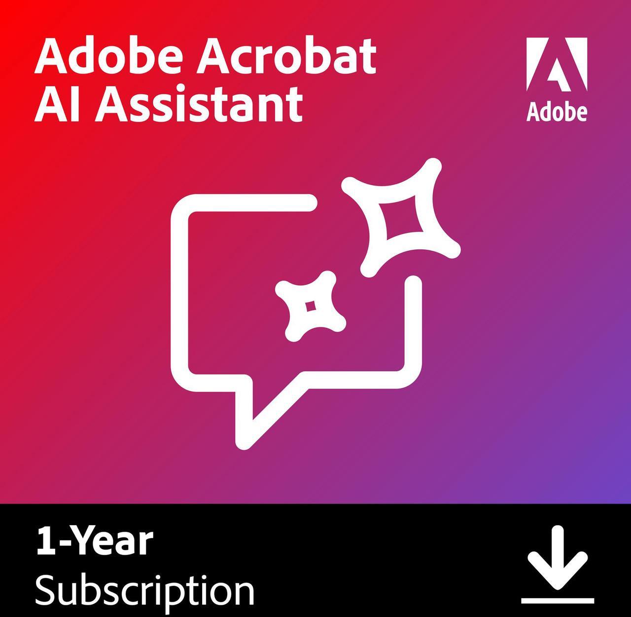 Main image of Adobe AI Assistant - PDF Software - PC/Mac - Activation Required - Download