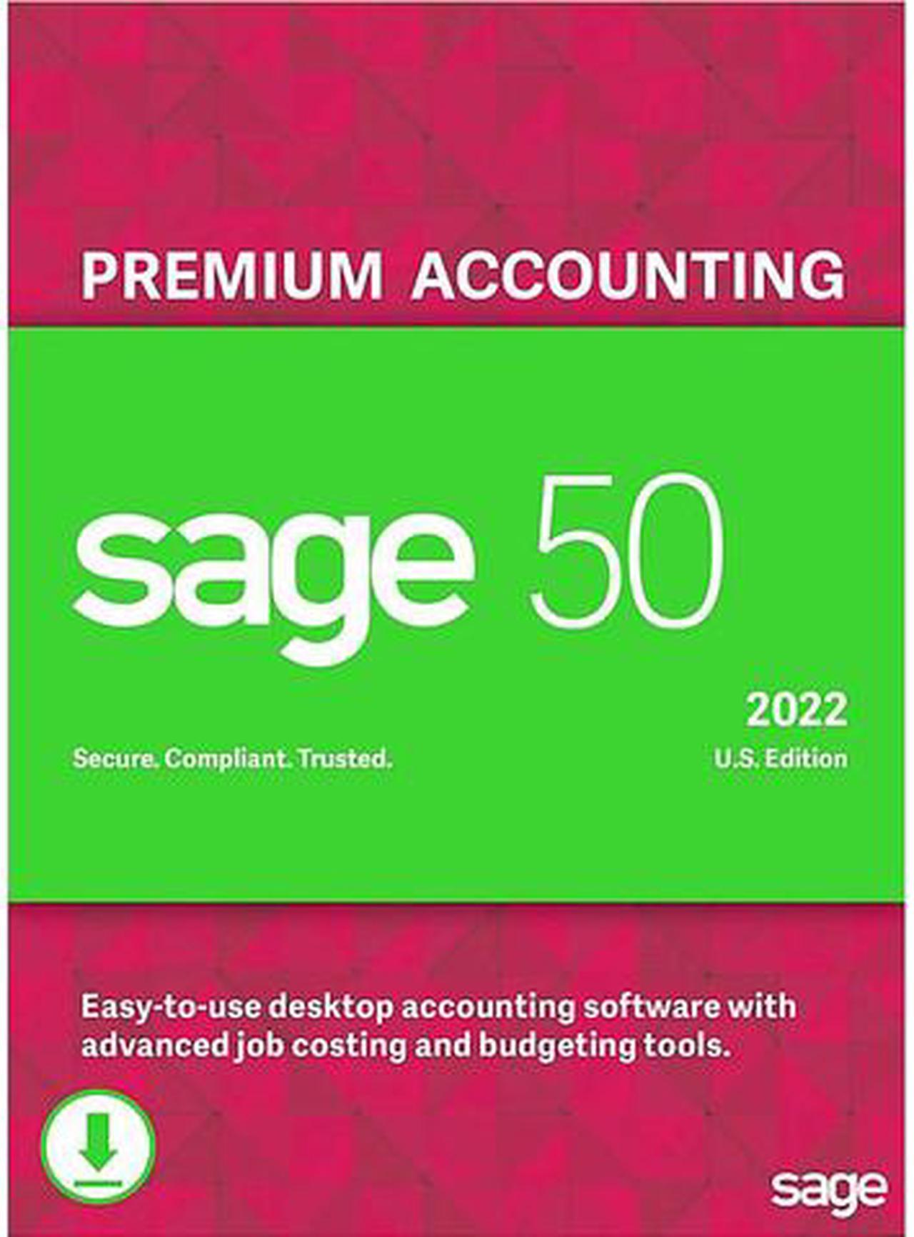Main image of Sage 50 Premium Accounting 2022 1 User