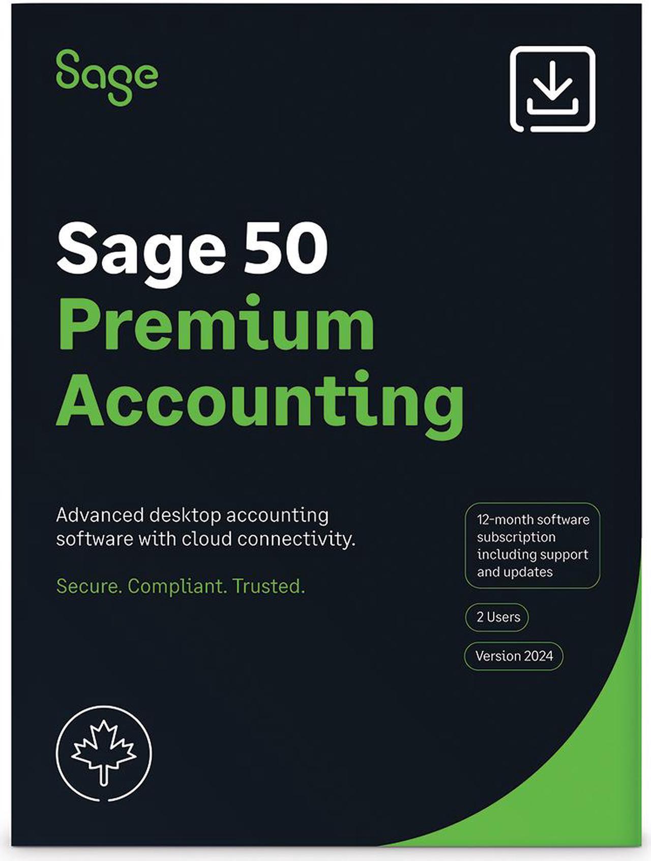 Sage 50 Premium Accounting 2024 - 1 Year Subscription [Download]