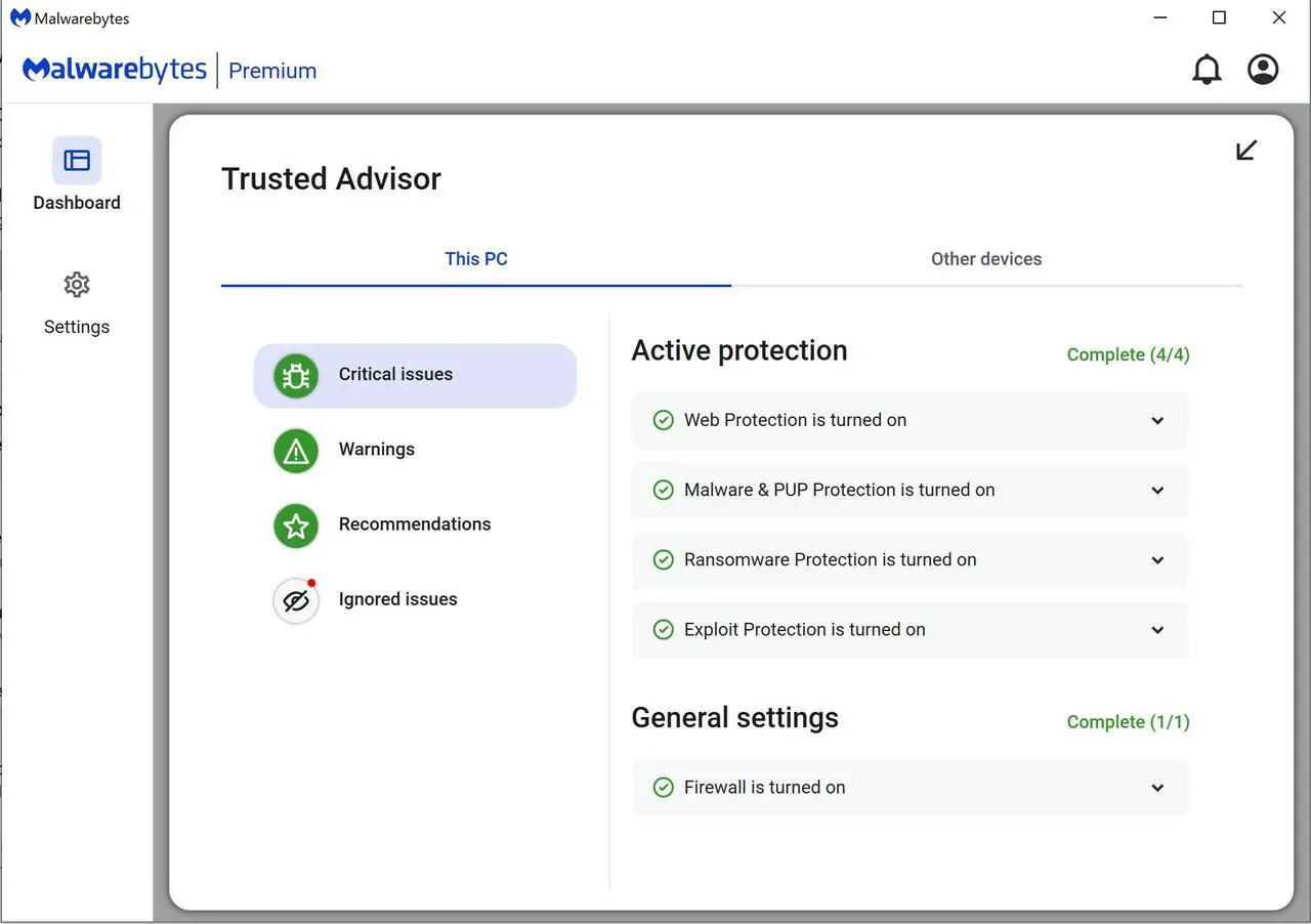 Alt view image 6 of 5 - Malwarebytes Premium - 10 Devices / 1 Year - Download