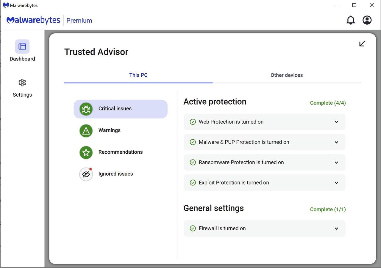 Alt view image 6 of 5 - Malwarebytes Premium - 1 -Device / 1 Year - Download