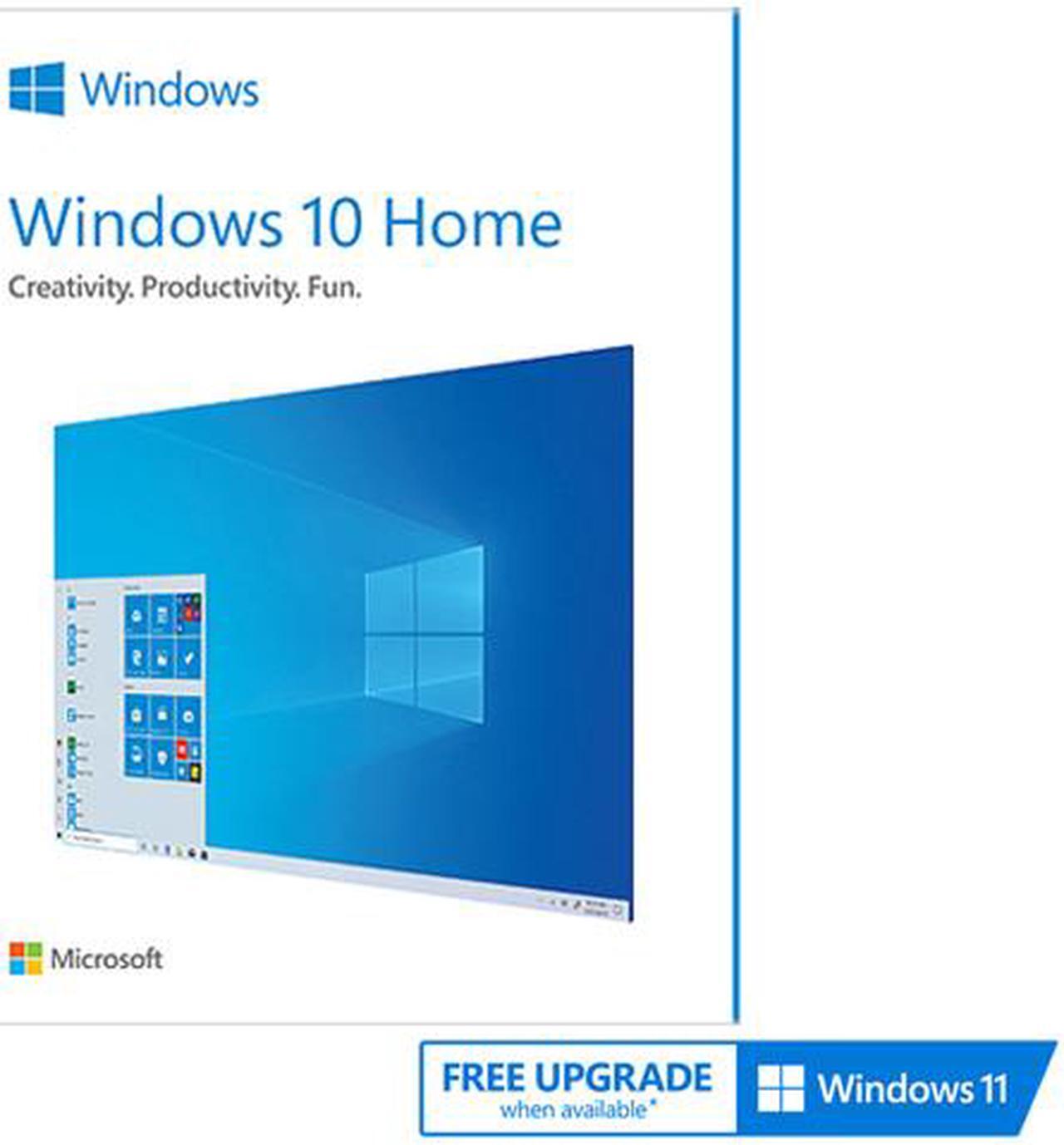 Main image of Microsoft Windows 10 Home - Full Retail Version 32 & 64-Bit (Download)