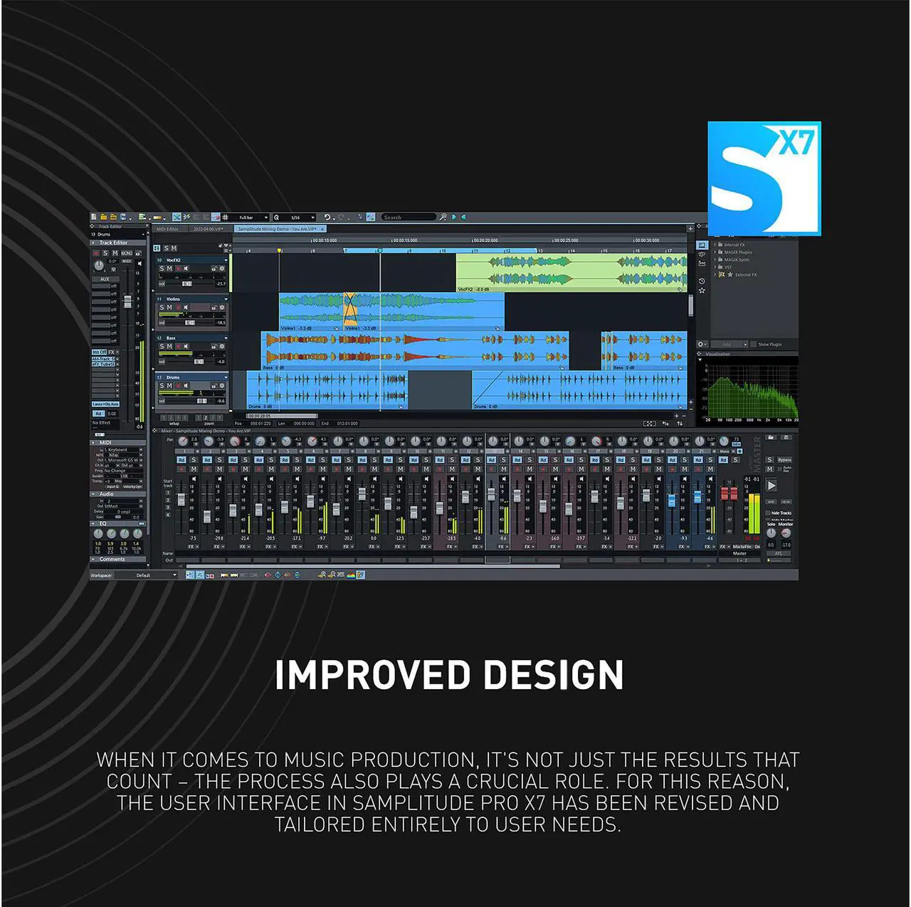 Alt view image 2 of 10 - MAGIX Samplitude Pro X7- Download