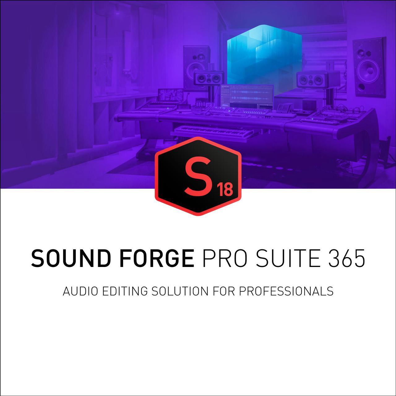 Main image of SOUND FORGE Pro Suite 365 - Download