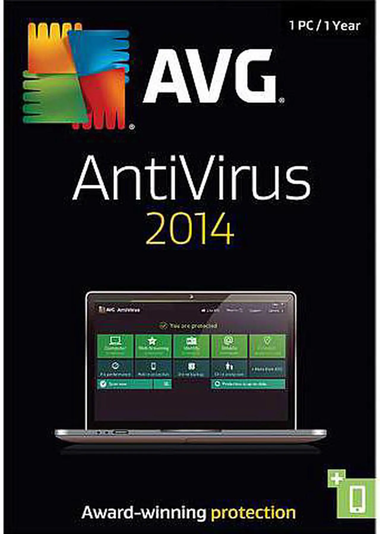 Main image of AVG AntiVirus + PC TuneUp 2014 3 PCs (1-Year) - Download