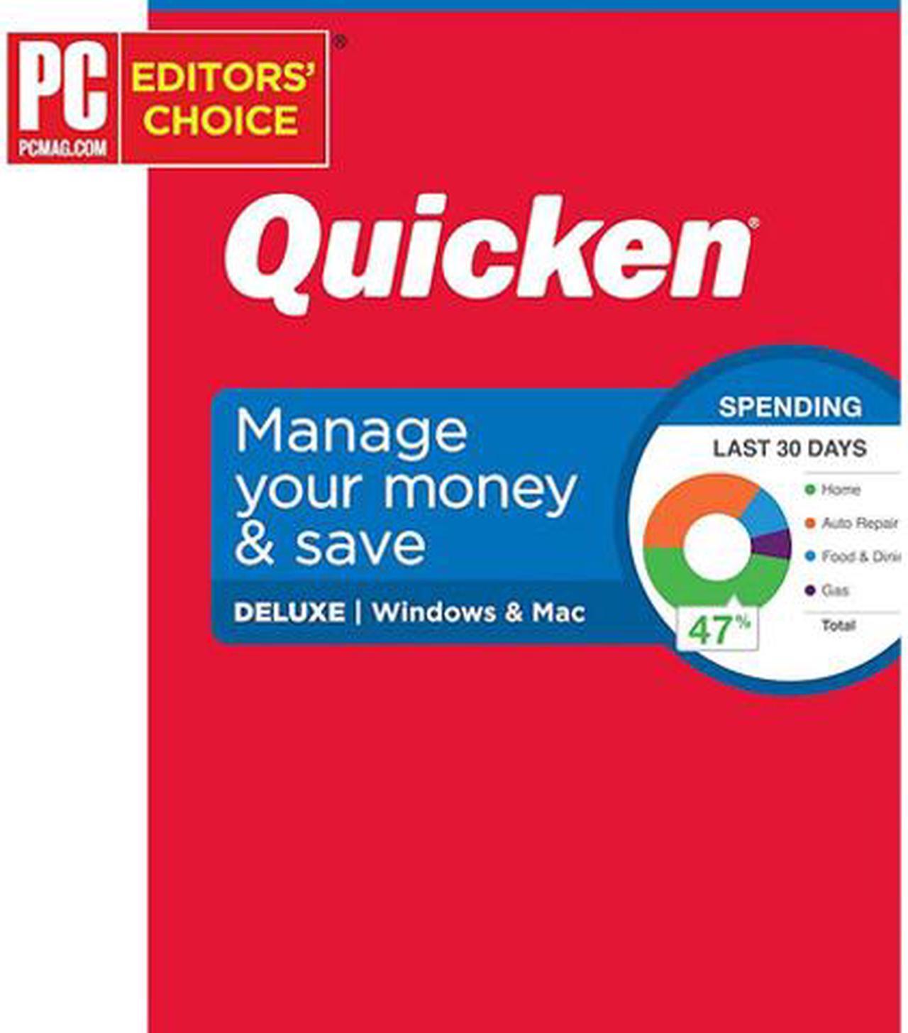 Main image of Quicken Deluxe Personal Finance - 1-Year Subscription (Windows/Mac)