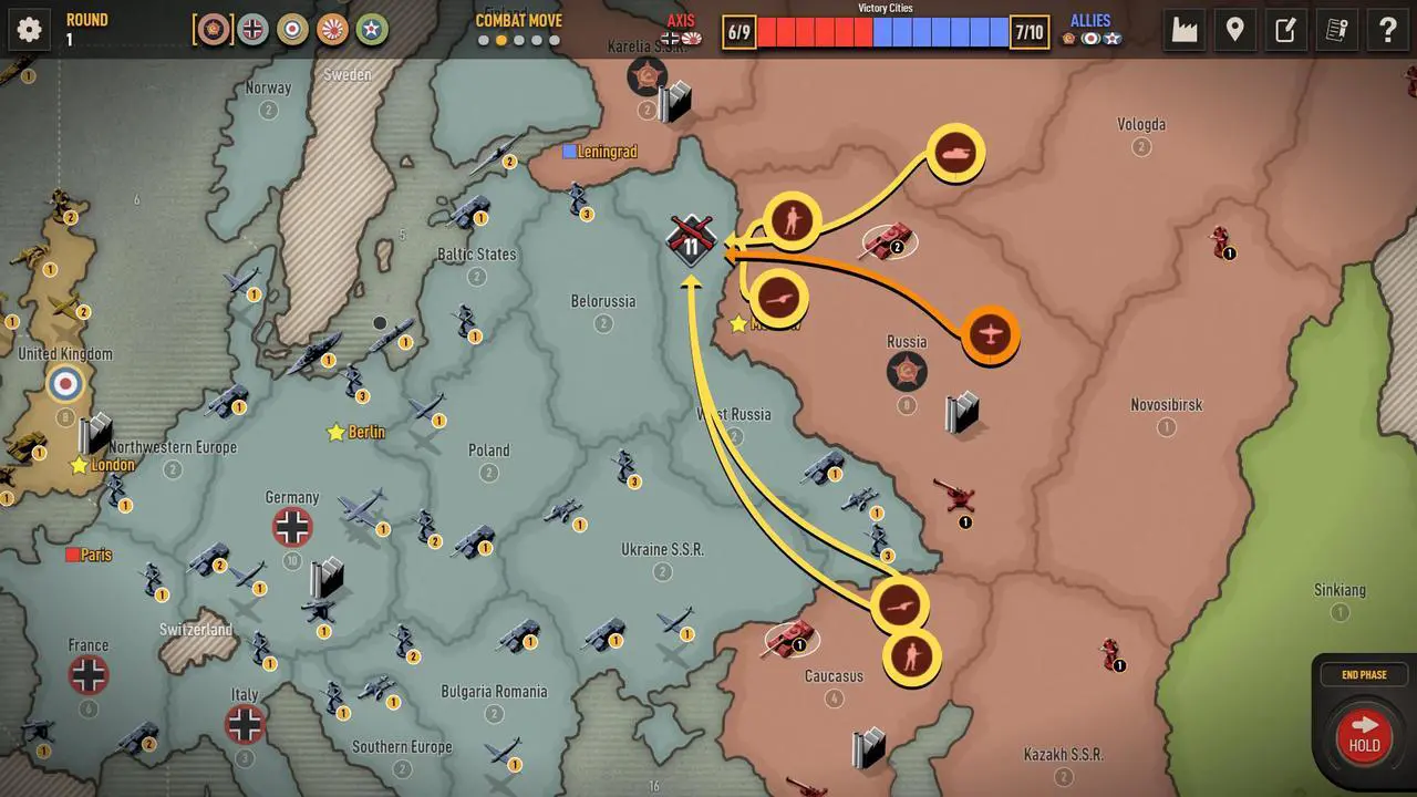 Alt view image 4 of 17 - Axis & Allies 1942 Online - PC [Online Game Code]