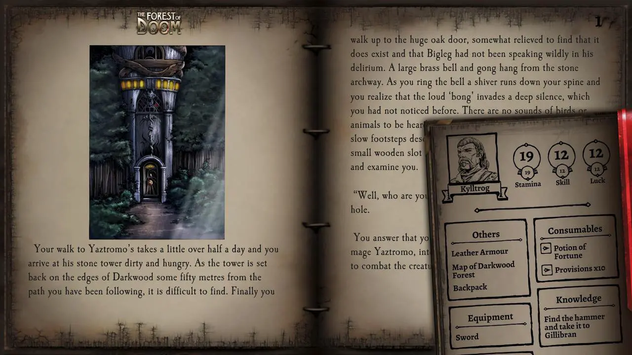 Alt view image 3 of 6 - The Forest of Doom (Fighting Fantasy Classics) - PC [Steam Online Game Code]
