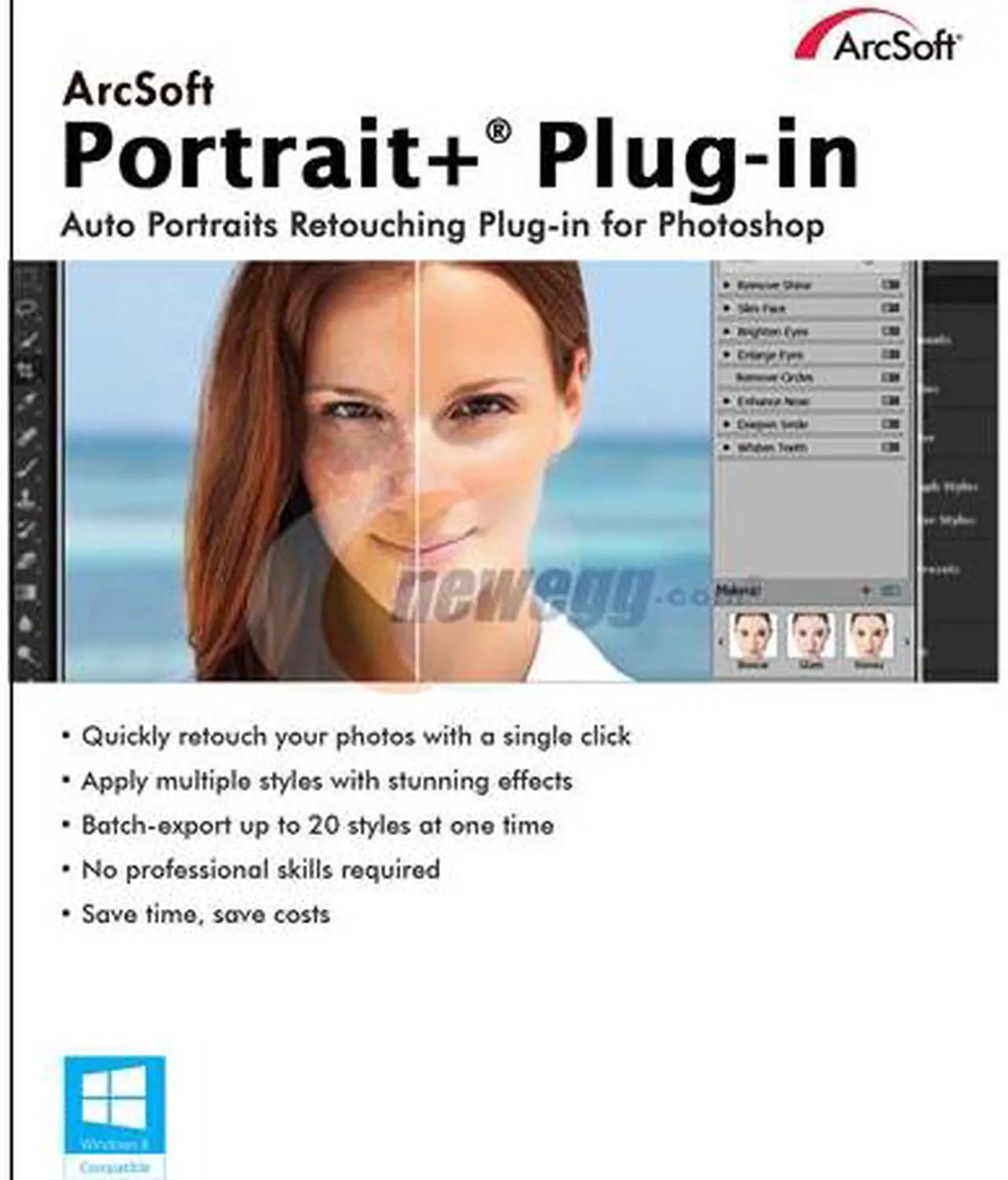 Main image of ArcSoft Portrait+ Plug-in for Photoshop - Download