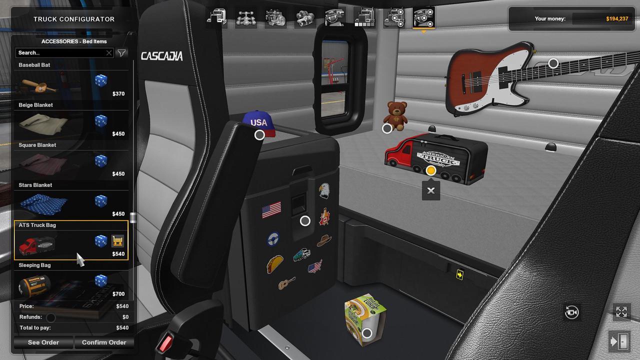 Alt view image 2 of 11 - American Truck Simulator - Cabin Accessories - PC [Steam Online Game Code]