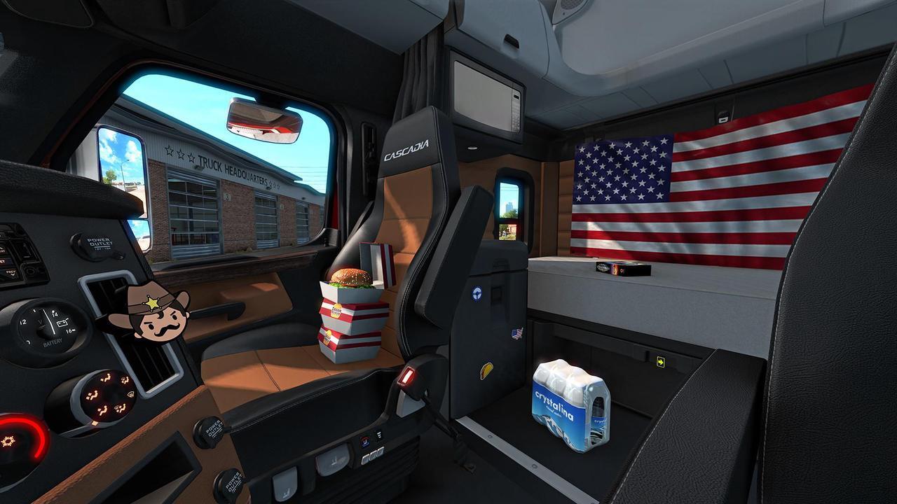 Alt view image 3 of 11 - American Truck Simulator - Cabin Accessories - PC [Steam Online Game Code]