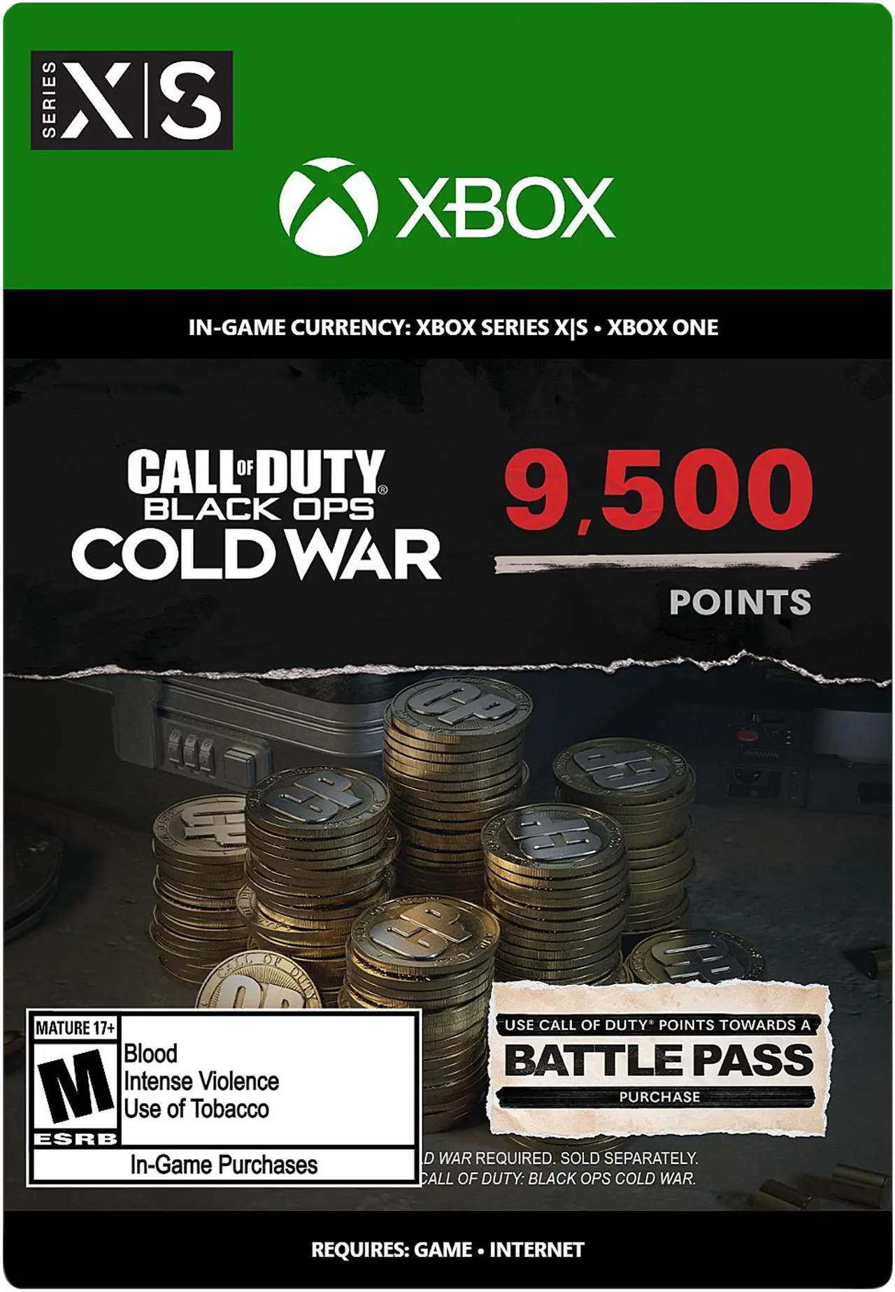 Main image of Call of Duty: Black Ops Cold War - 9500 Points Xbox Series X | S / Xbox One [Digital Code]
