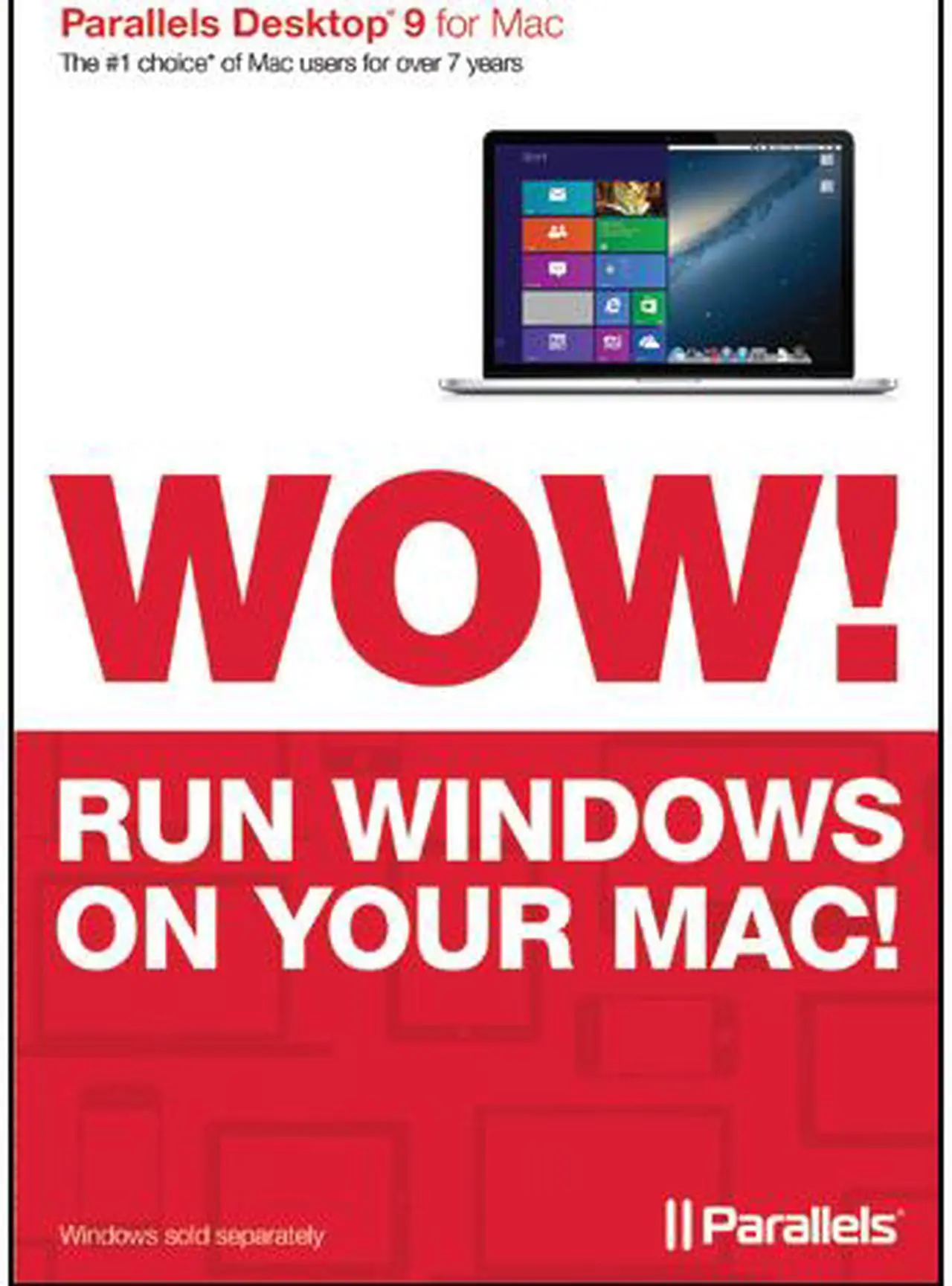 Main image of Parallels Desktop 9 for Mac