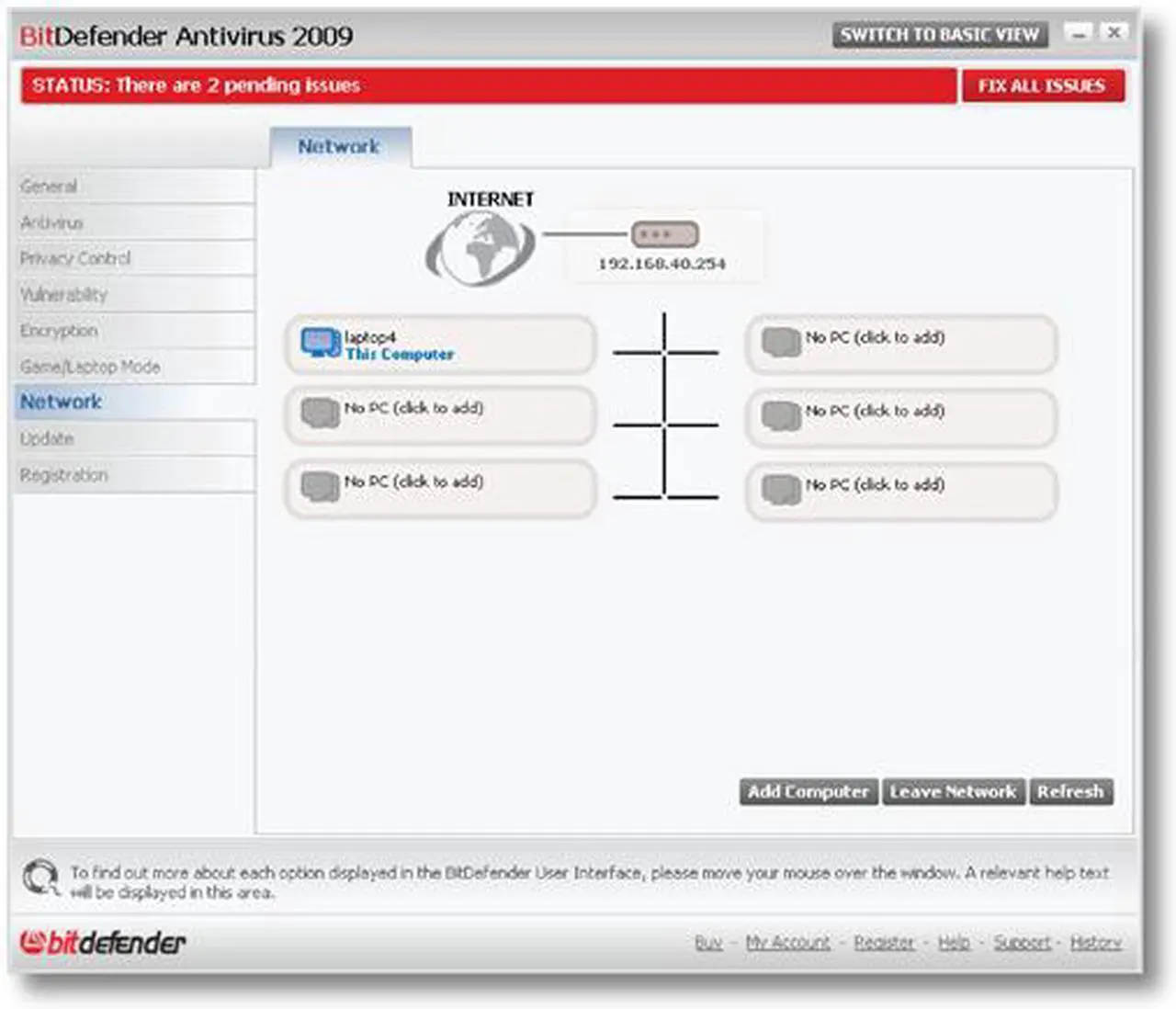 Alt view image 3 of 3 - Bitdefender Antivirus 2009 - 1Year/1PC