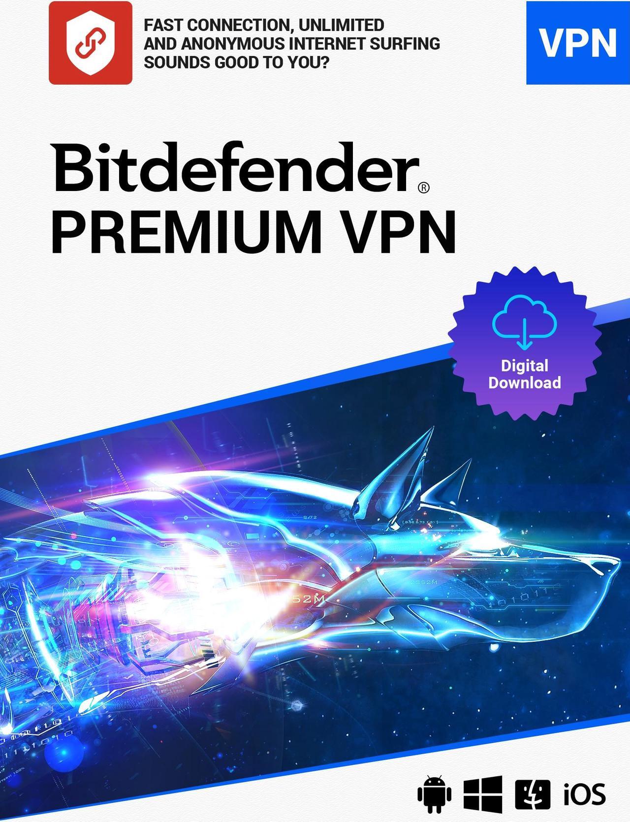 Main image of Bitdefender Premium VPN - 10 Devices / 1 Year - Download