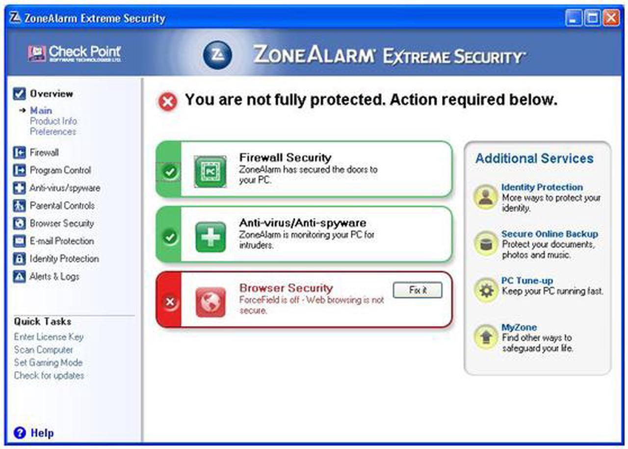 Alt view image 3 of 7 - Zone Labs Zonealarm Extreme Security