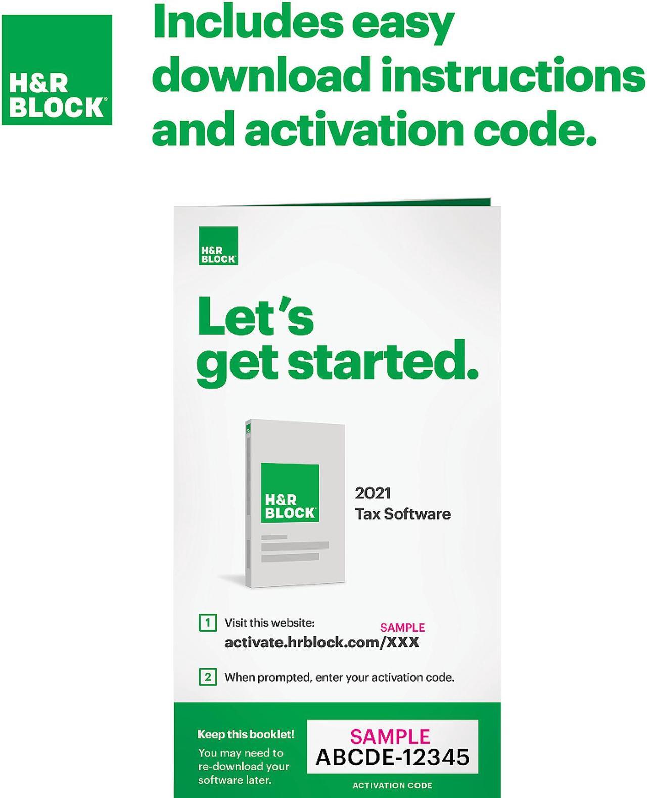 Alt view image 4 of 6 - H&R BLOCK Tax Software Premium 2021 -  Key Card